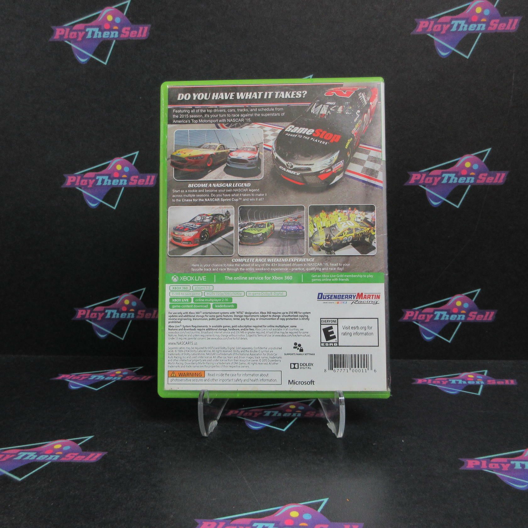 Nascar '15 Xbox 360 AD/DD Complete CIB - Very Good