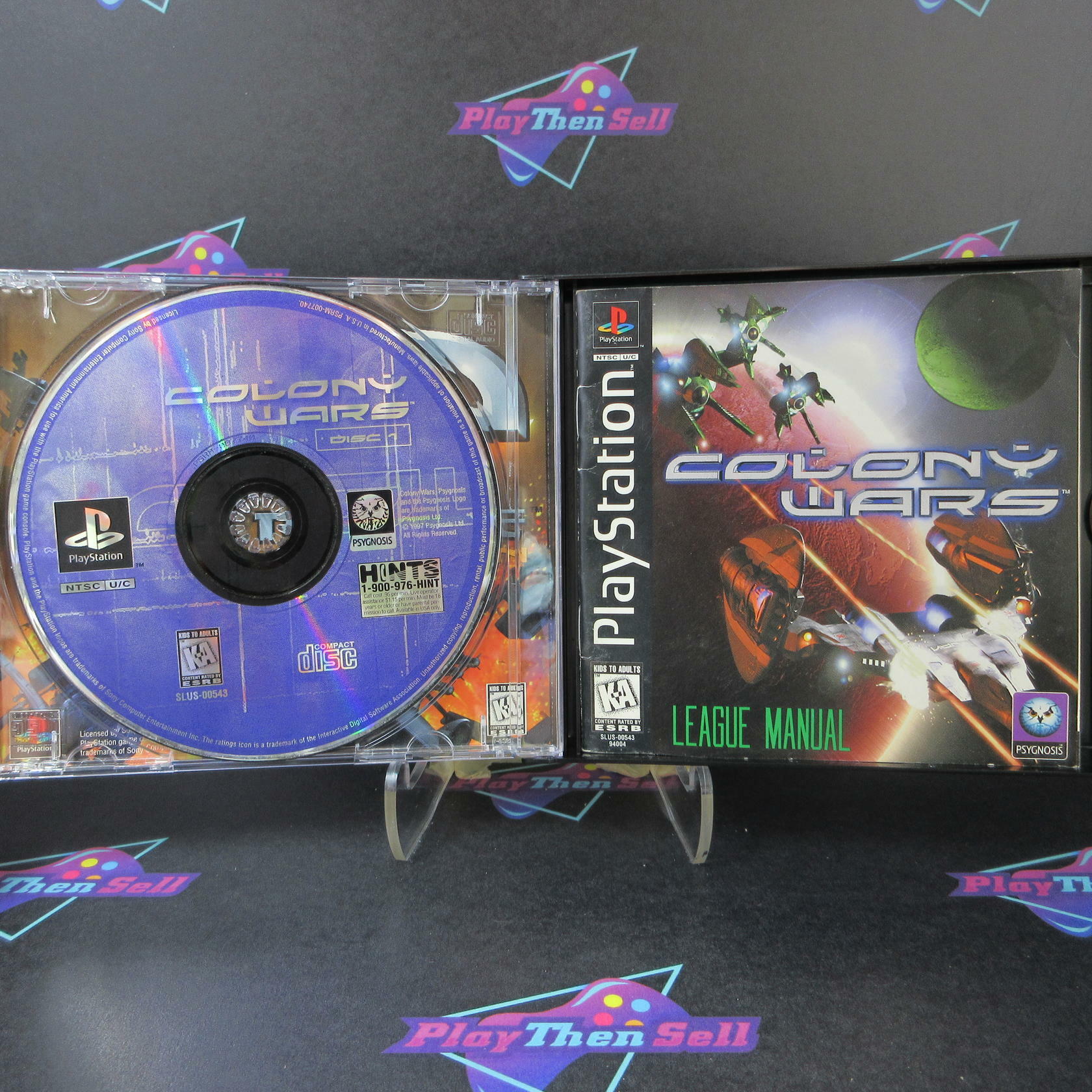 Colony Wars PS1 PlayStation 1 + Reg Card - Like New