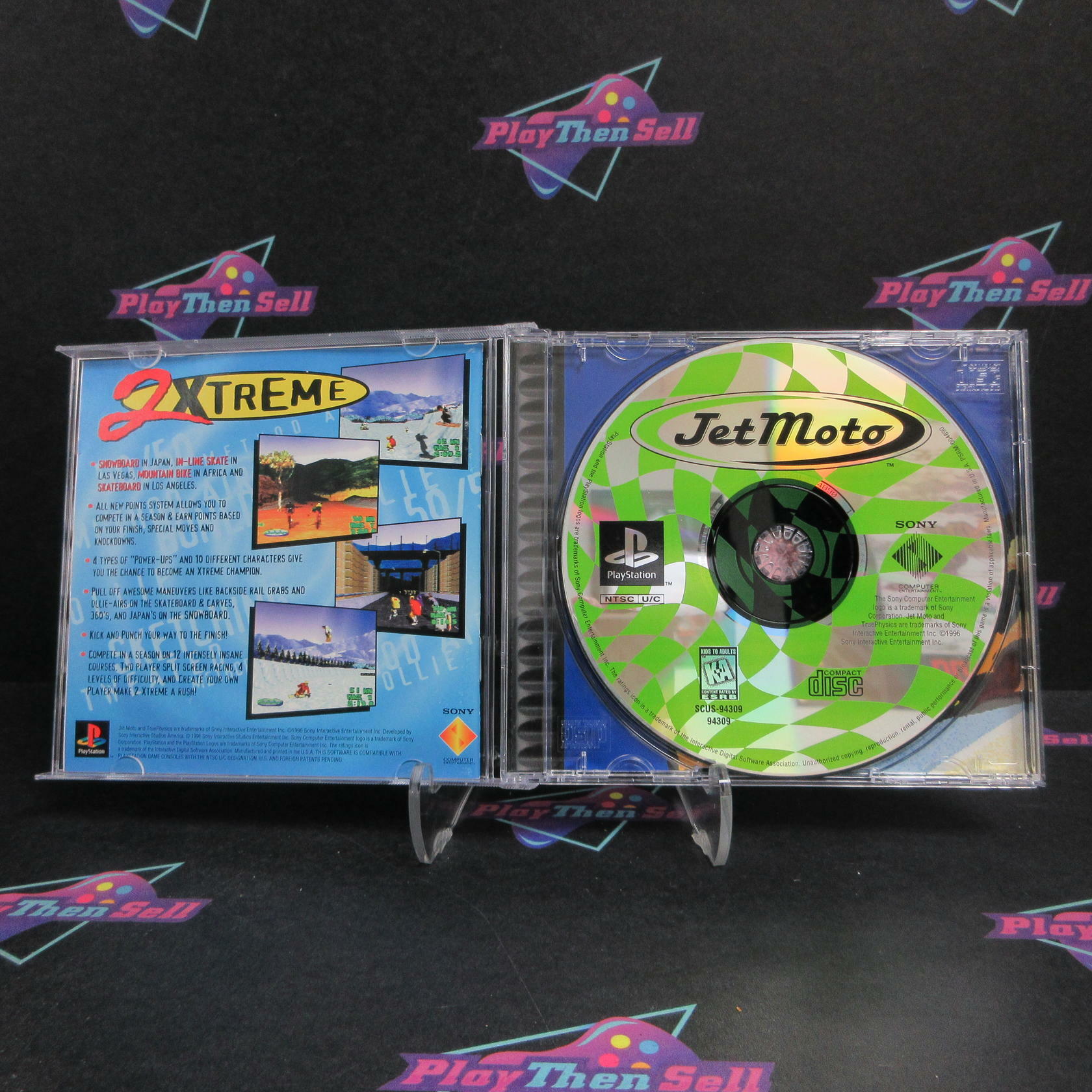 Jet Moto PS1 PlayStation 1 Complete - Excellent