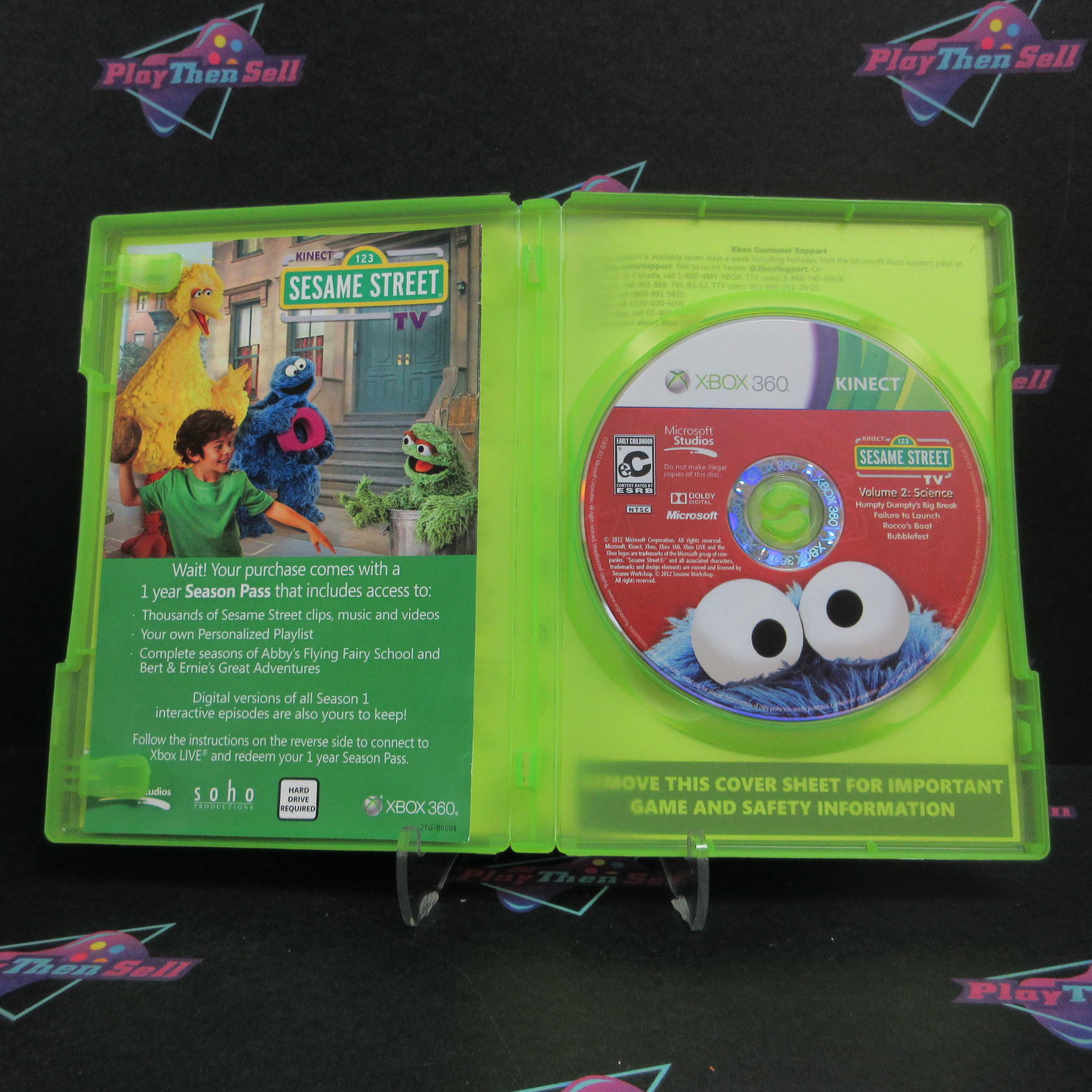 Kinect Sesame Street TV Xbox 360 Complete - Excellent