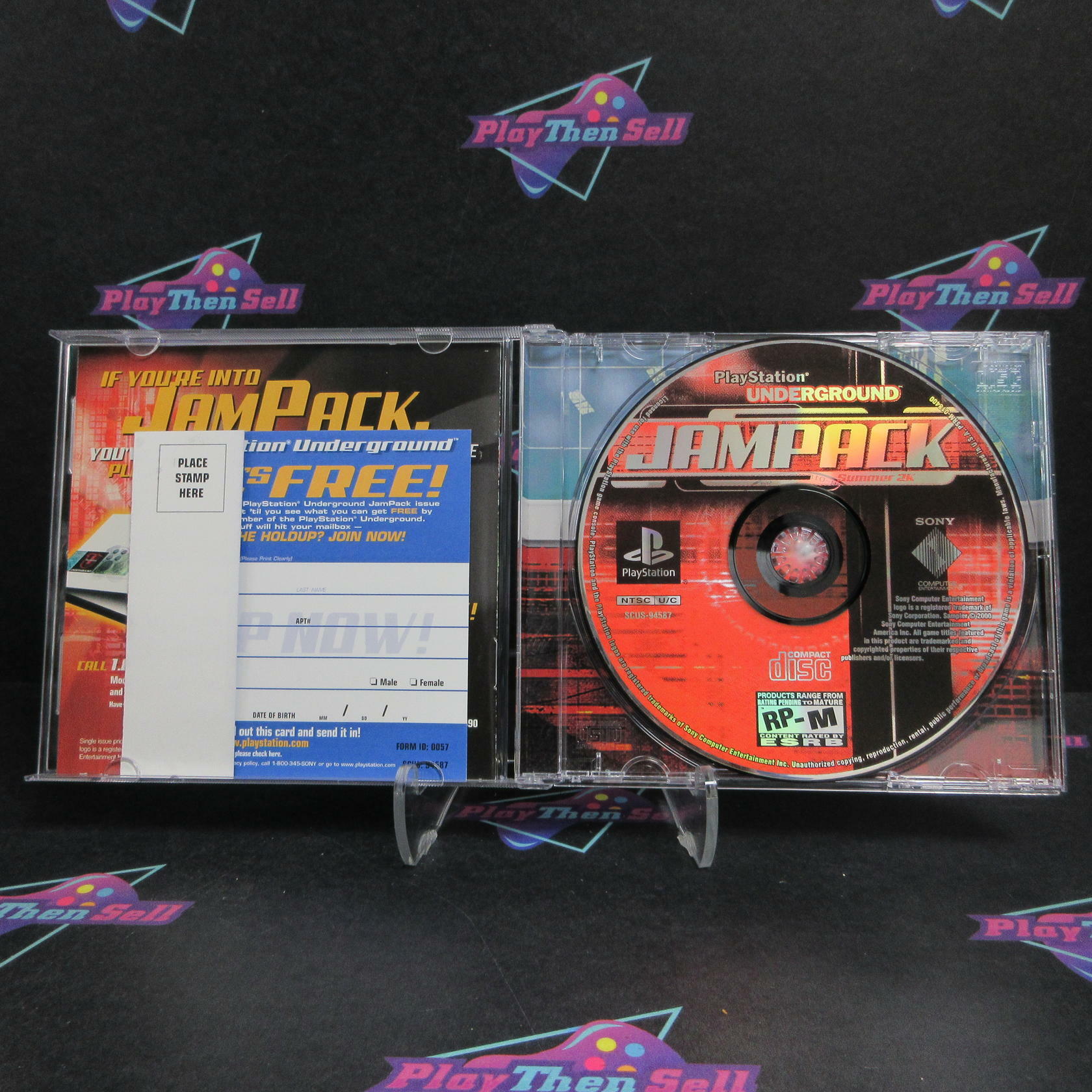 Playstation Underground Jampack Summer 2k PS1 PlayStation 1 +Reg CIB - Excellent