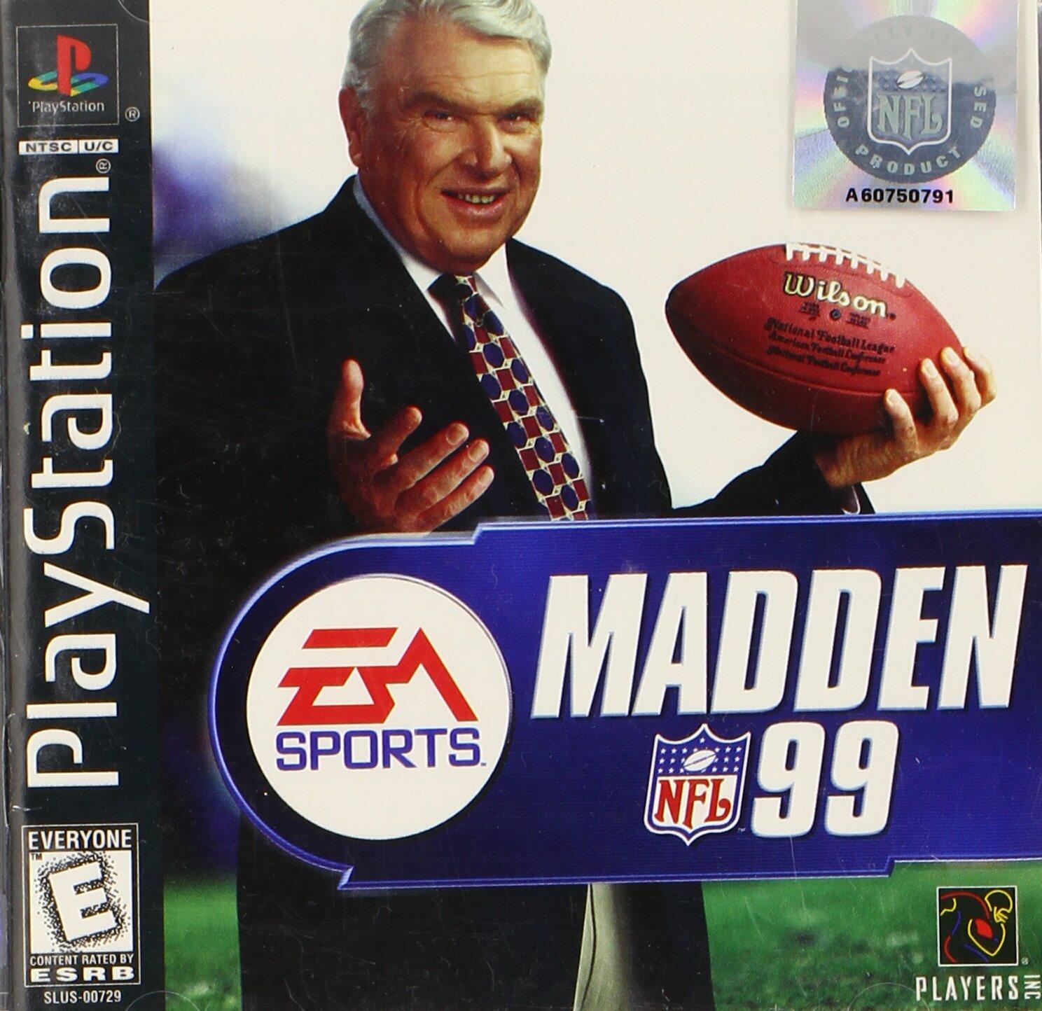 Madden NFL 99 PS1 PlayStation 1 + Reg Card - Like New