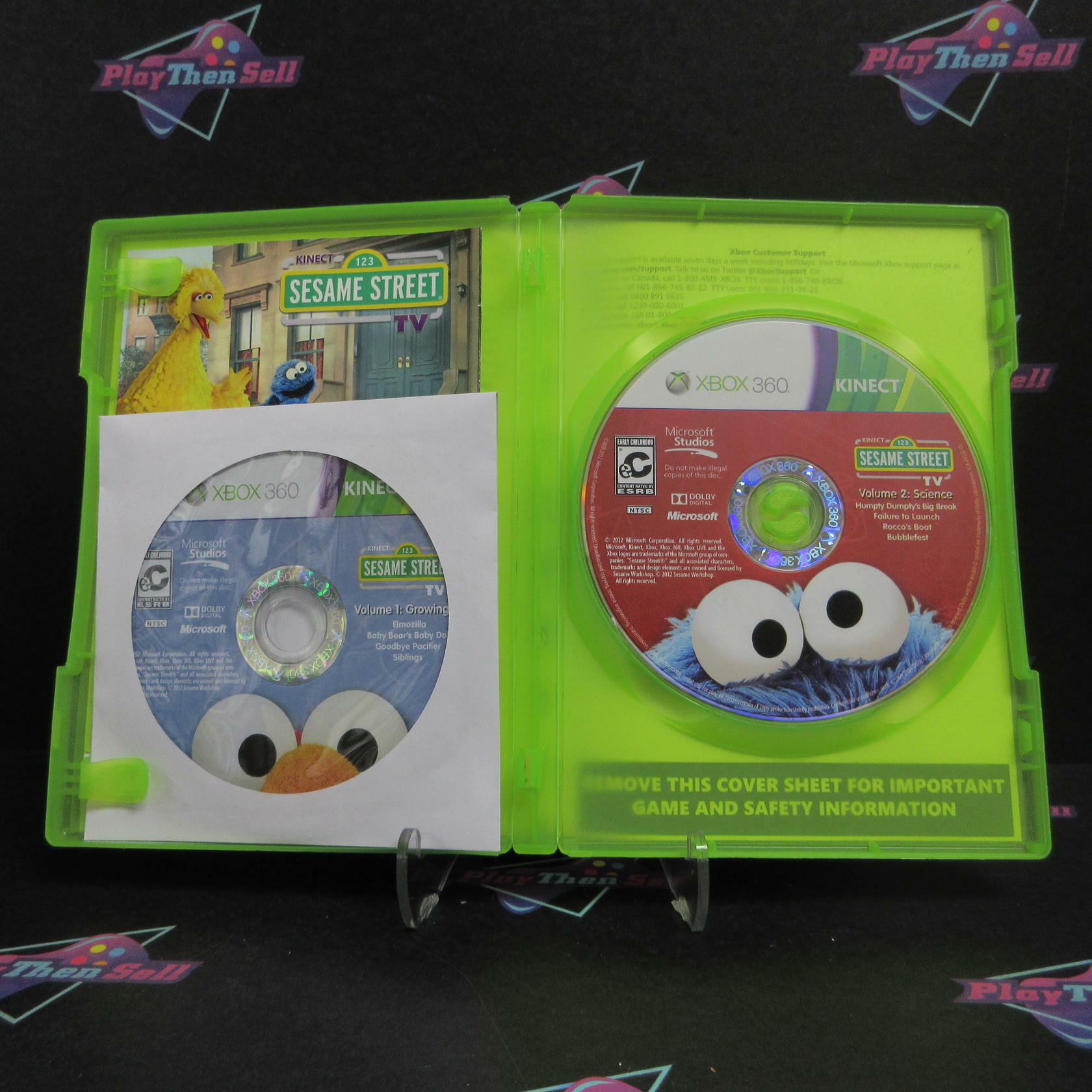 Kinect Sesame Street TV Xbox 360 Complete - Excellent