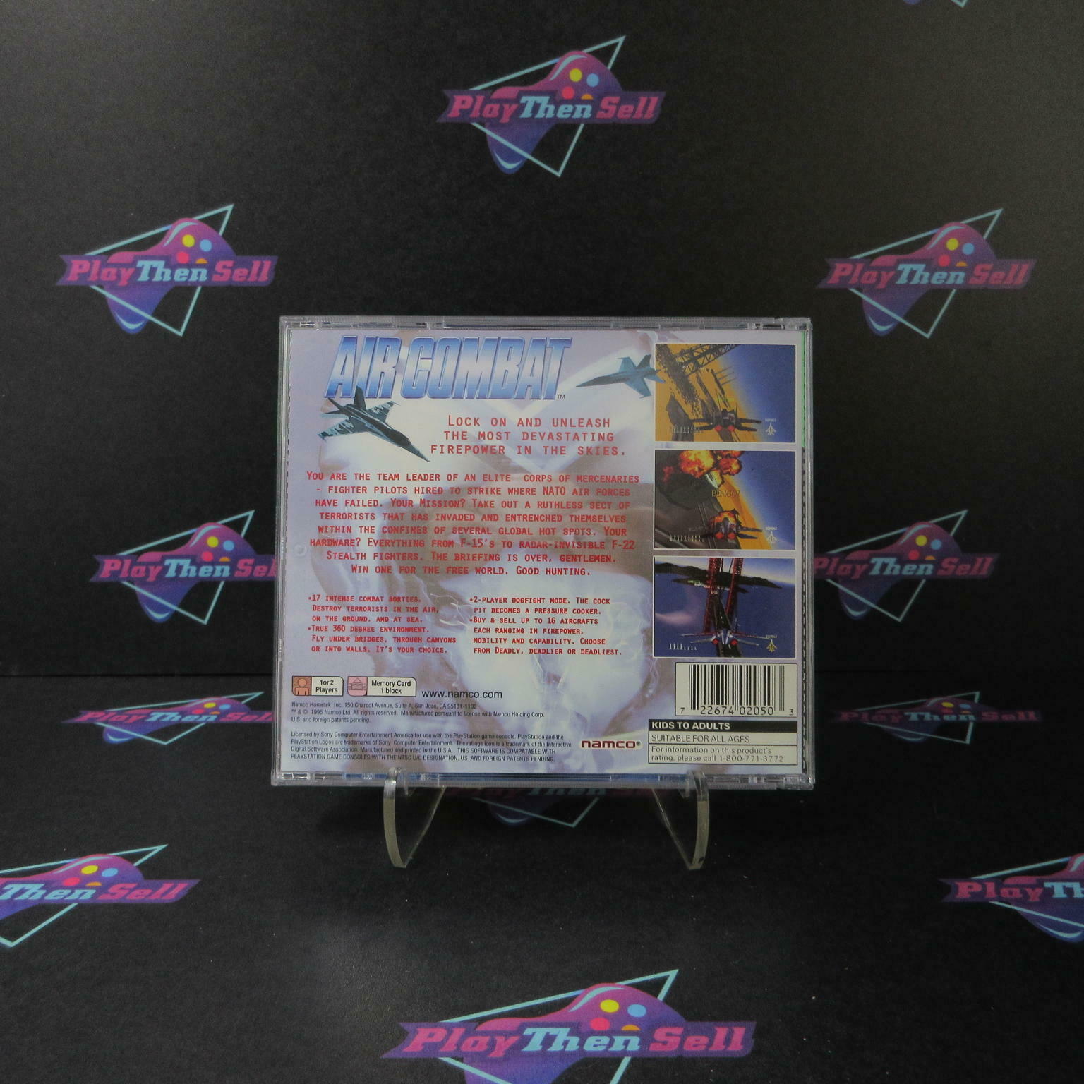 Air Combat PS1 PlayStation 1 GH + Reg Card Complete - Excellent