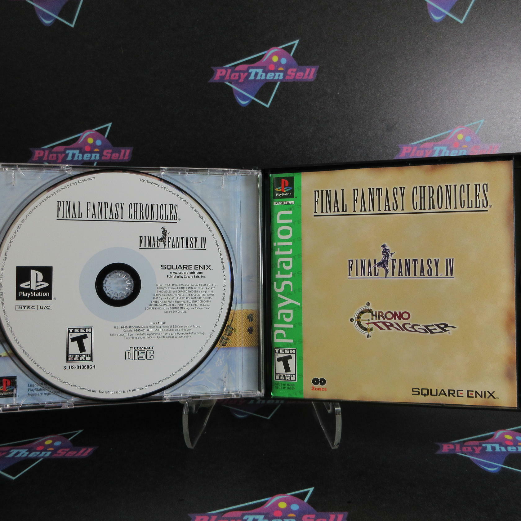 Final Fantasy Chronicles Chrono Trigger + Final Fantasy IV PS1 GH - Excellent