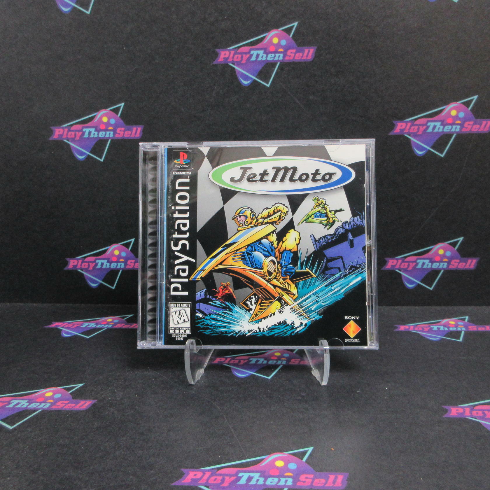 Jet Moto PS1 PlayStation 1 Complete - Excellent