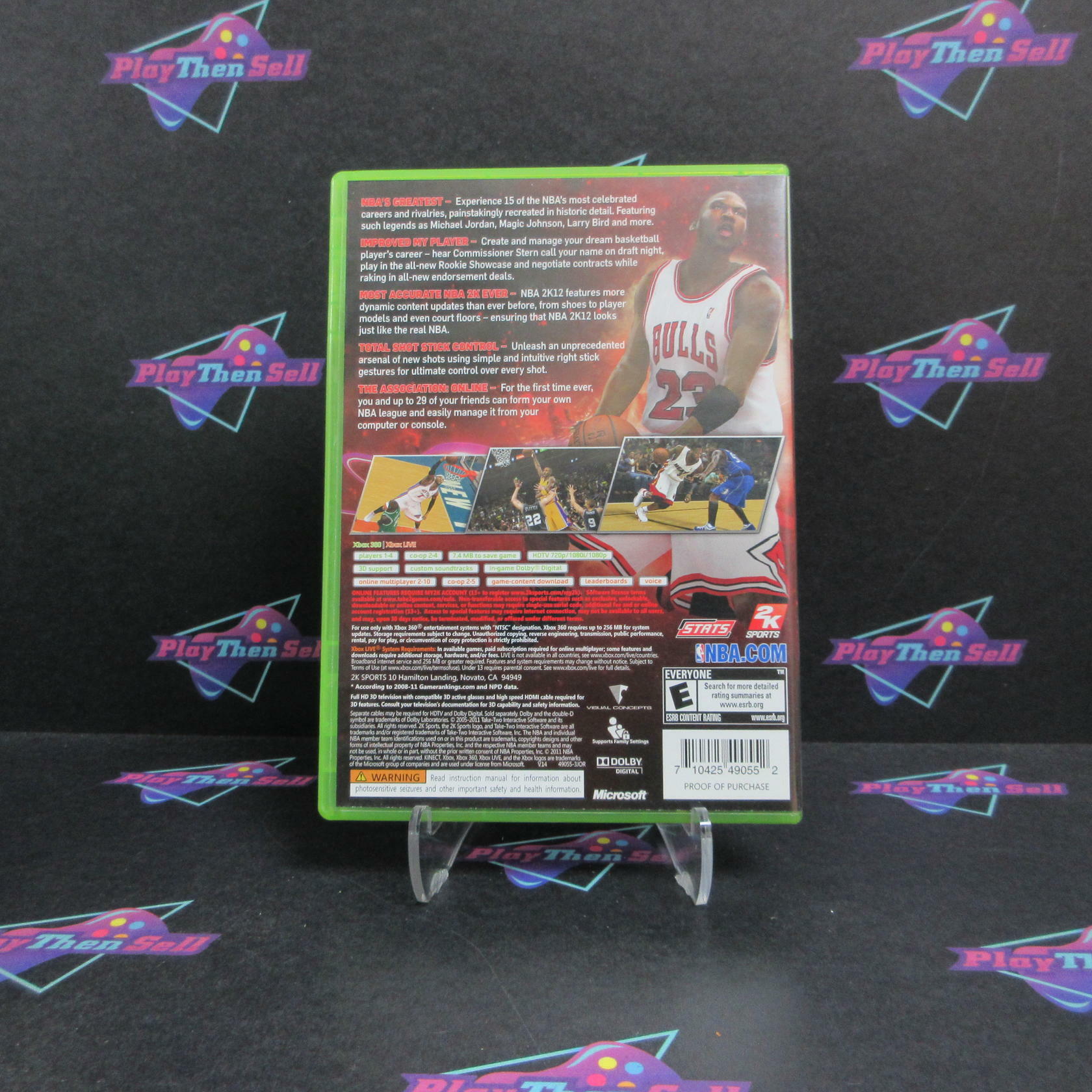 NBA 2k12 Michael Jordan Xbox 360 DD Complete CIB - Very Good
