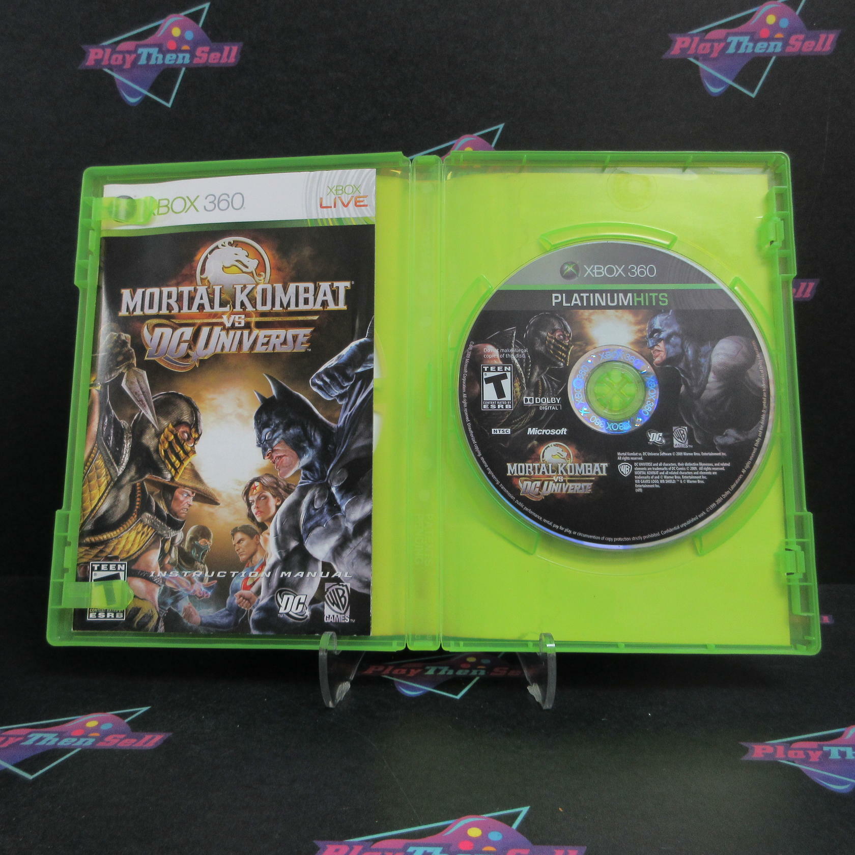 Mortal Kombat vs. DC Universe Xbox 360 PH AD Complete CIB - Very Good