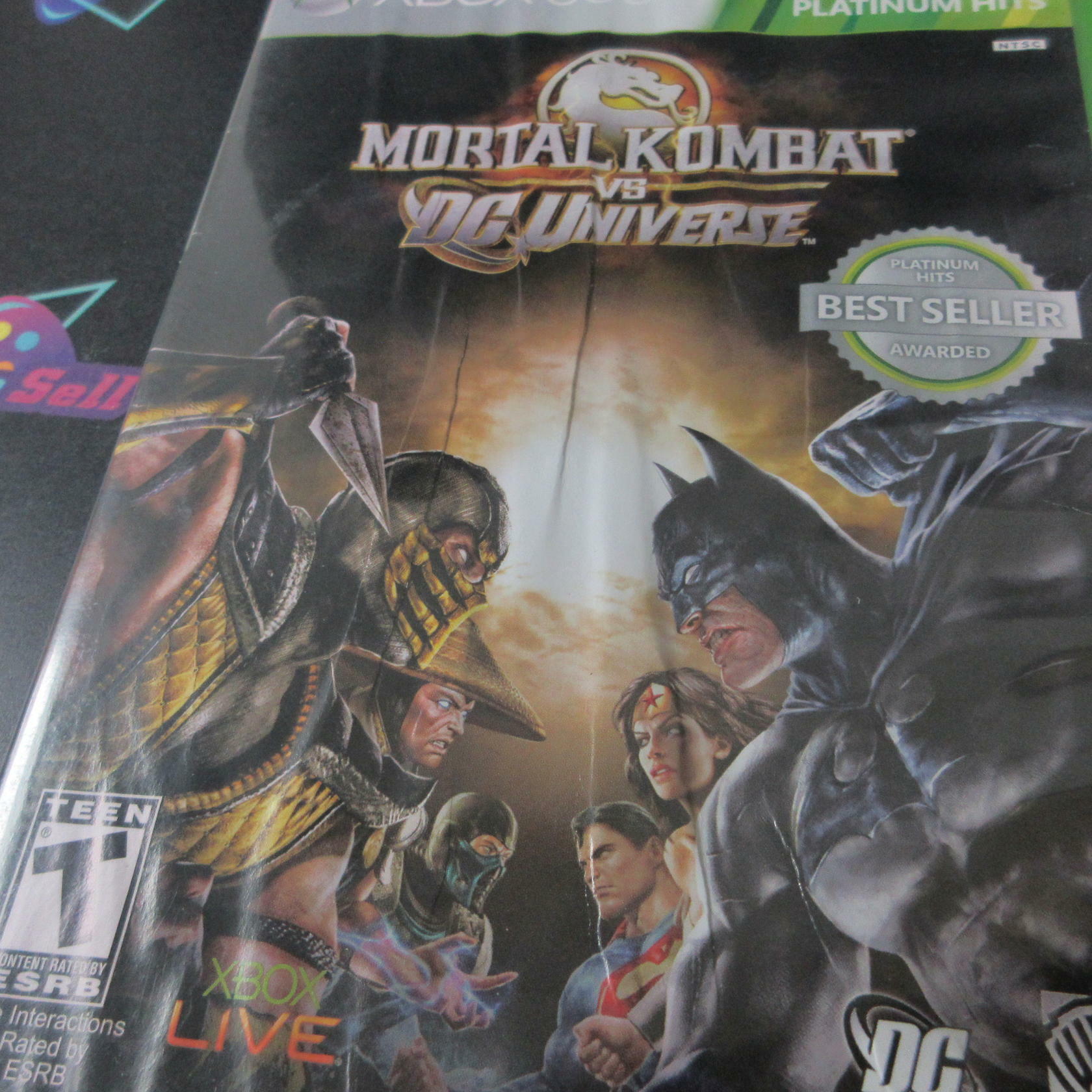 Mortal Kombat vs. DC Universe Xbox 360 PH AD Complete CIB - Very Good