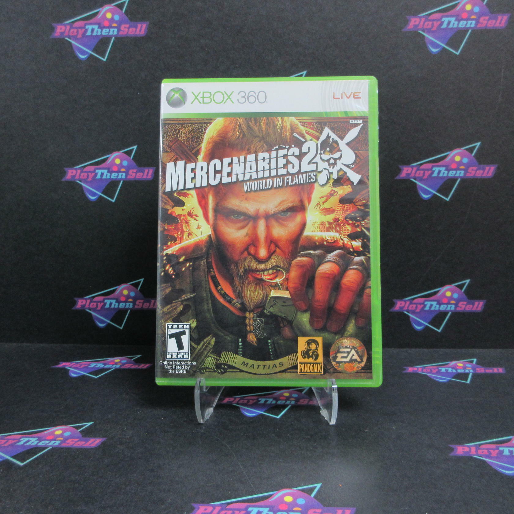 Mercenaries 2 World in Flames Xbox 360 DD/NM - Very Good
