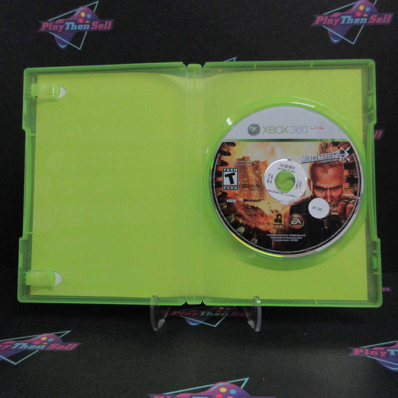 Mercenaries 2 World in Flames Xbox 360 DD/NM - Very Good