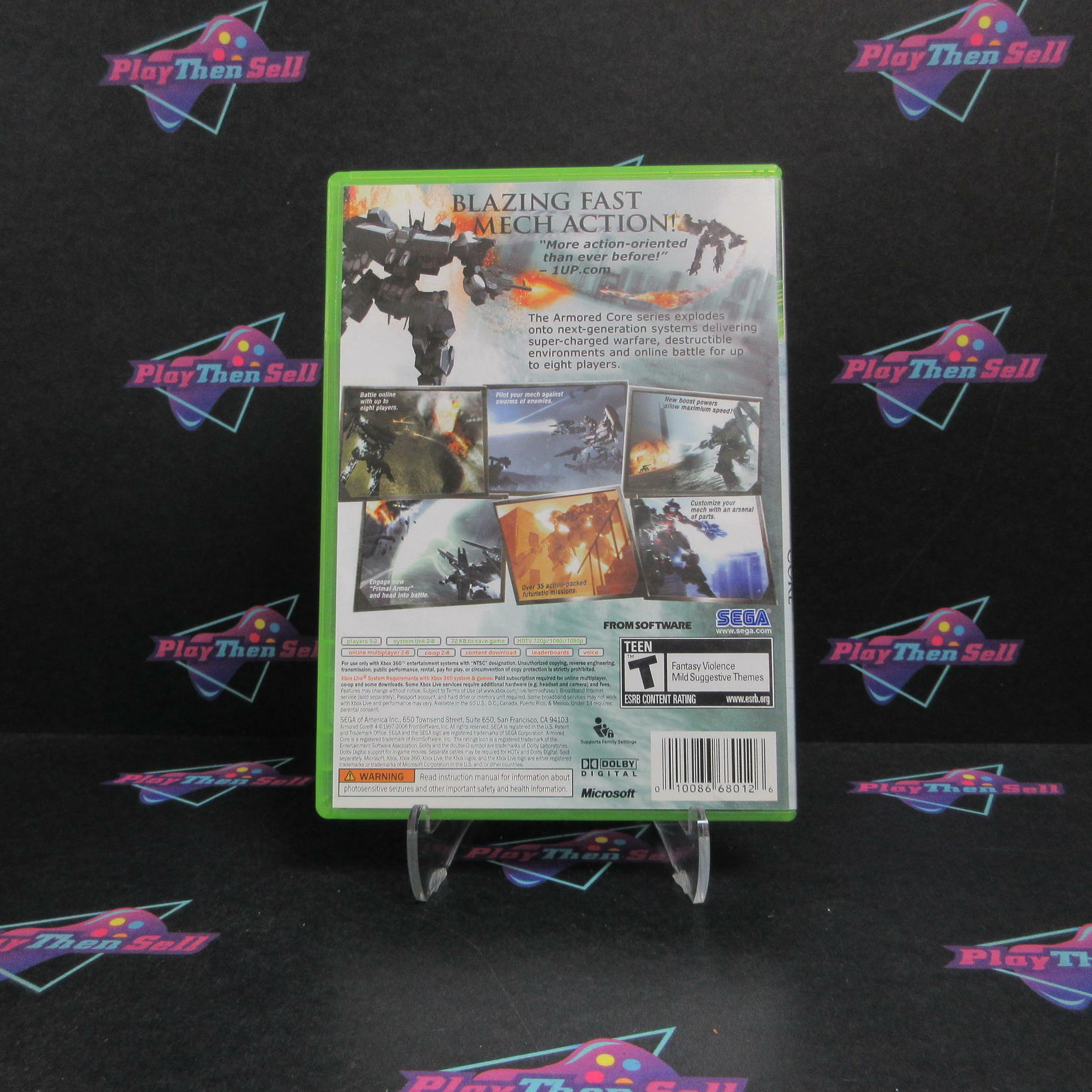 Armored Core 4 Xbox 360 MD Complete CIB - Very Good