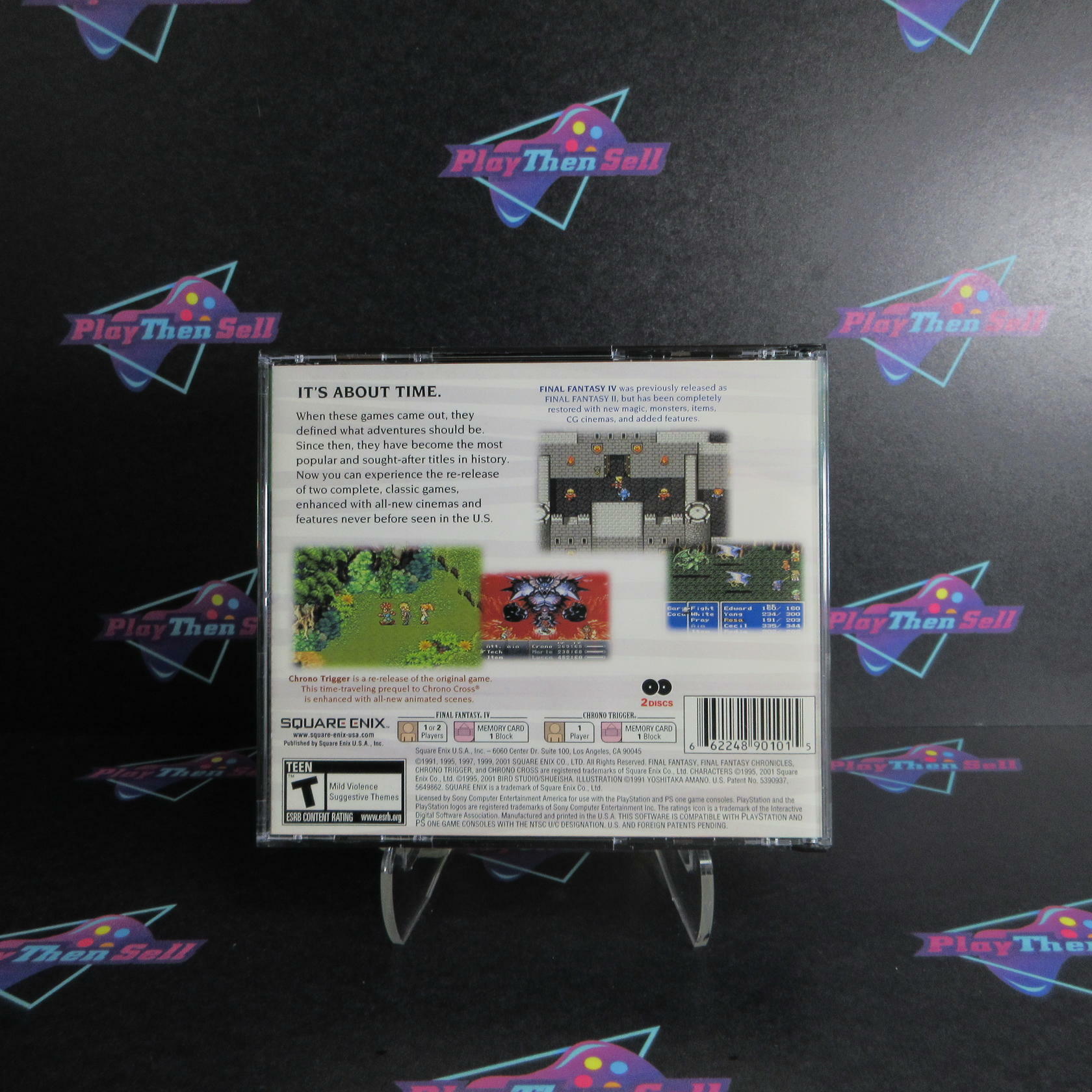 Final Fantasy Chronicles Chrono Trigger + Final Fantasy IV PS1 GH - Excellent