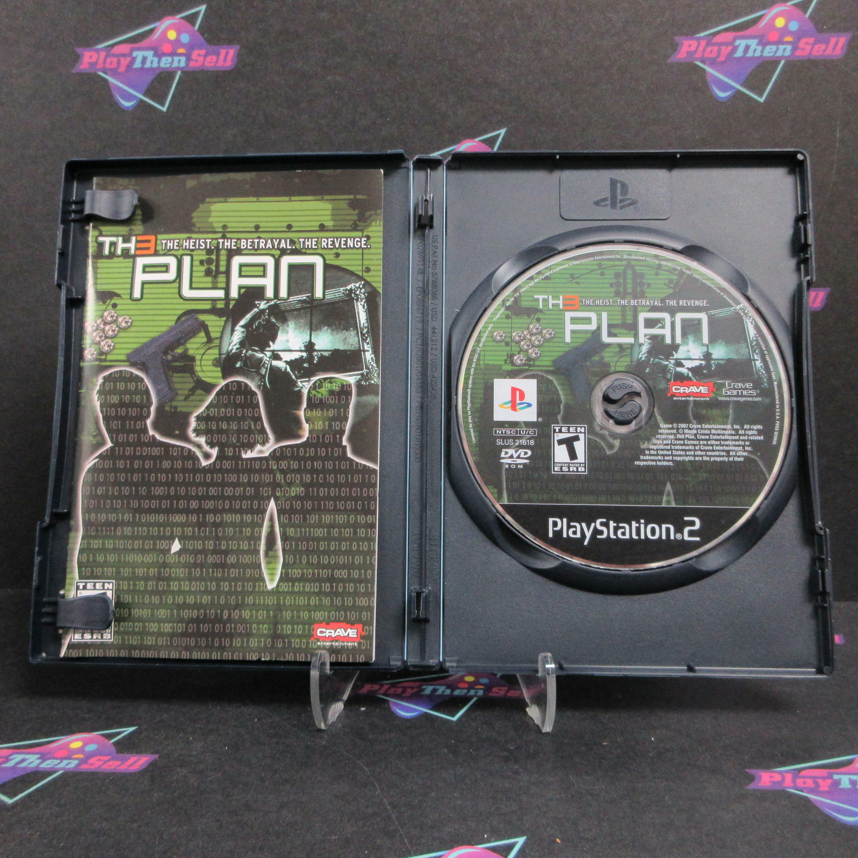 TH3 Plan PS2 PlayStation 2 Complete - Excellent