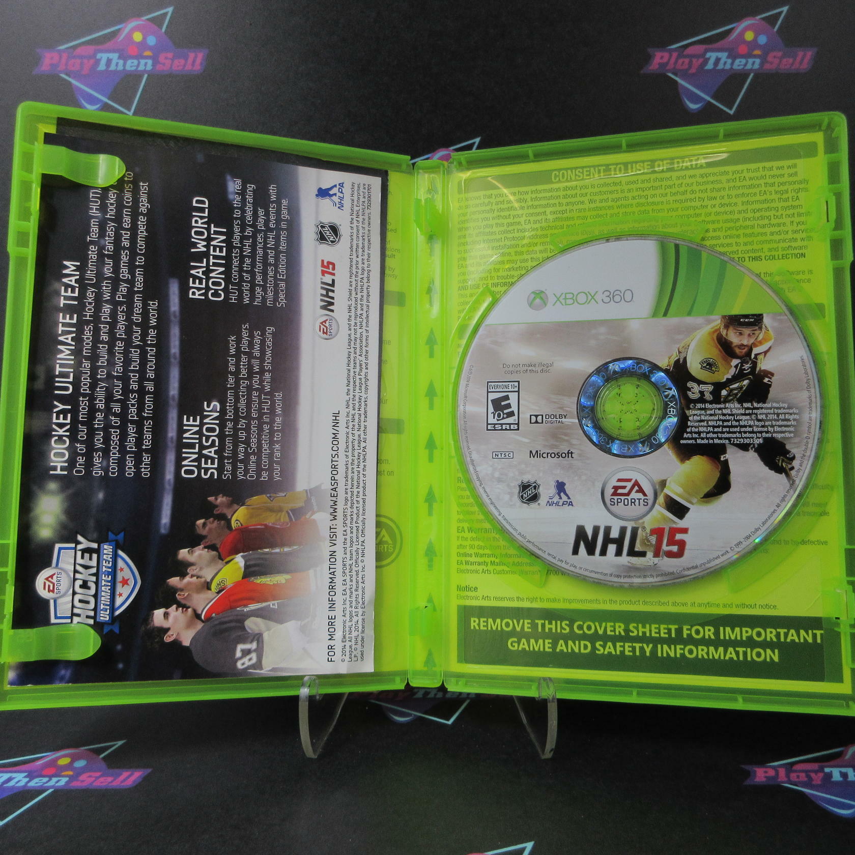 NHL 15 Xbox 360 Complete - Excellent