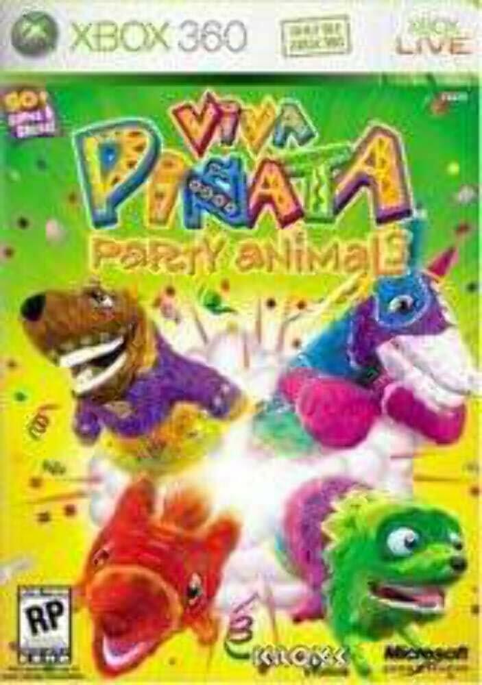 Viva Piñata Party Animals Xbox 360 Complete - Excellent