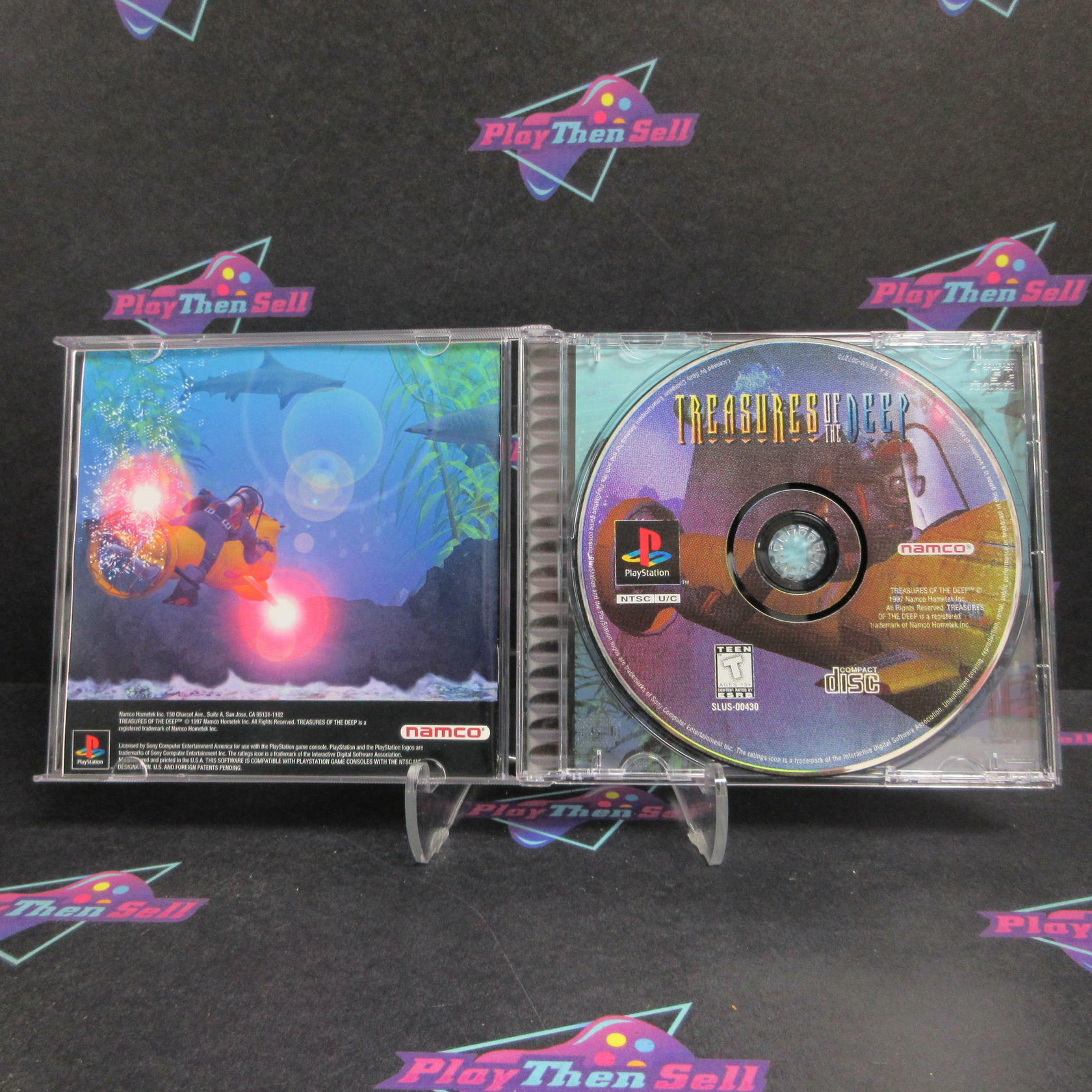 Treasures of Deep PS1 PlayStation 1 Complete - Excellent