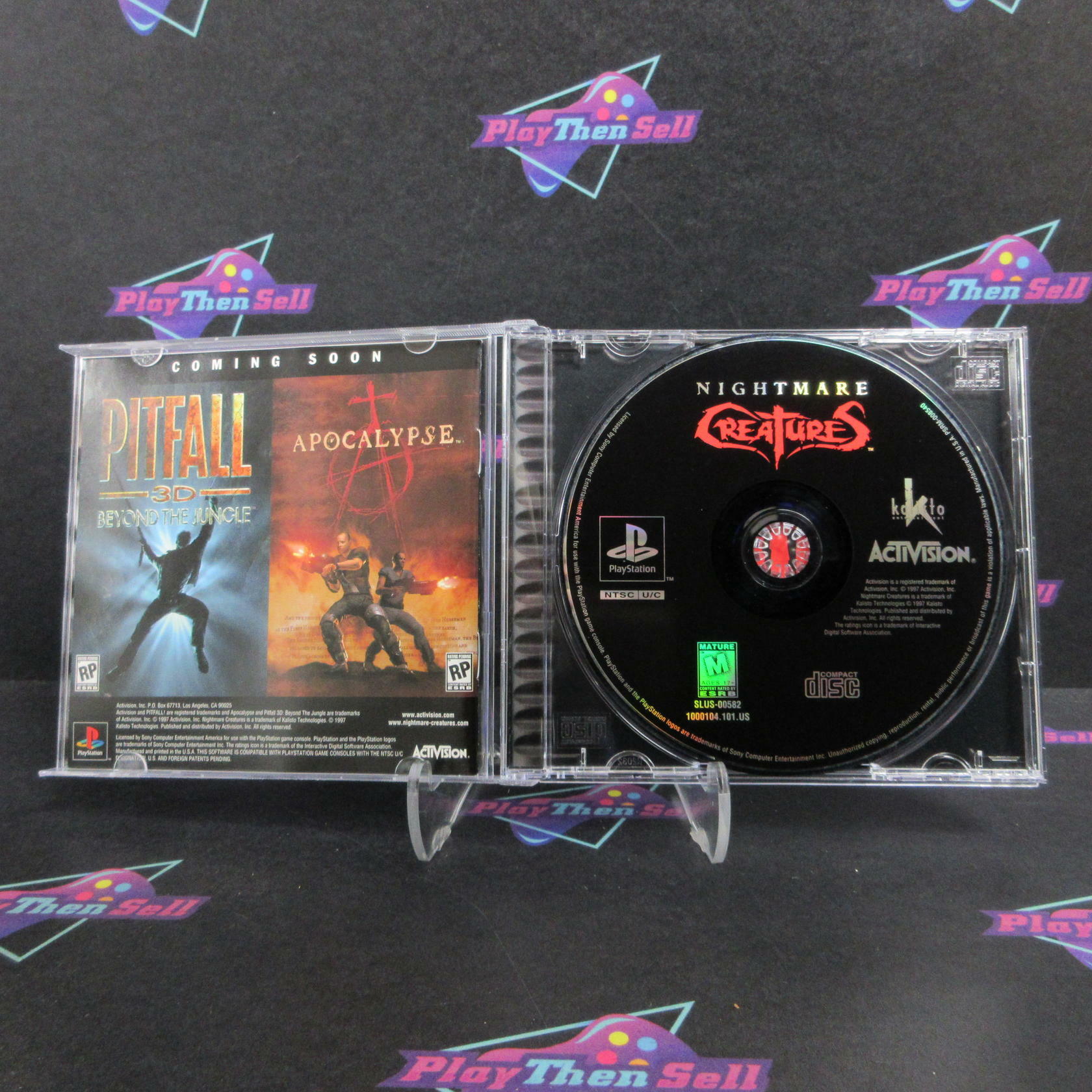 Nightmare Creatures PS1 PlayStation 1 + Reg Card Complete - Excellent