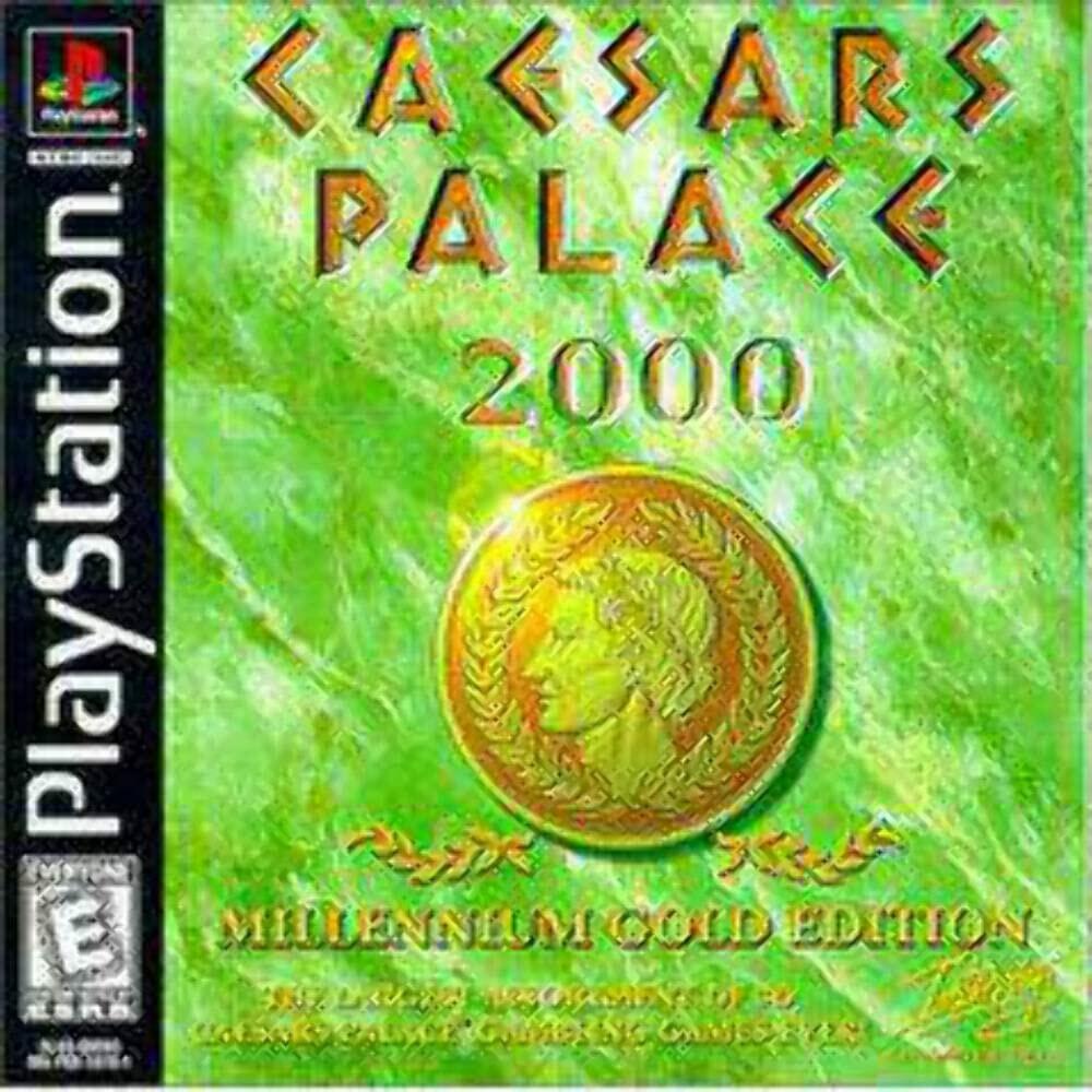 Caesars Palace 2000 Millennium Gold Edition PS1 PlayStation 1 CIB - Excellent