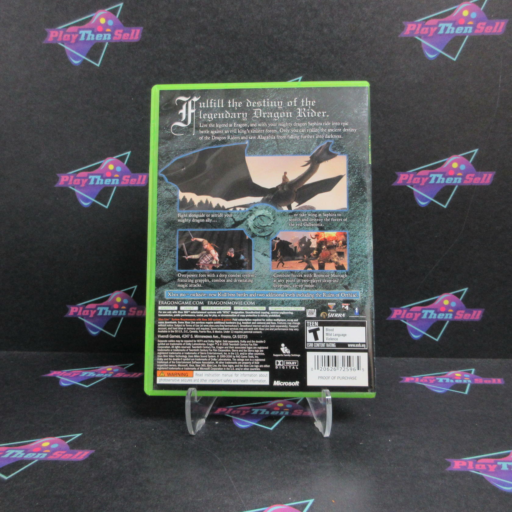 Eragon Xbox 360 Complete - Excellent