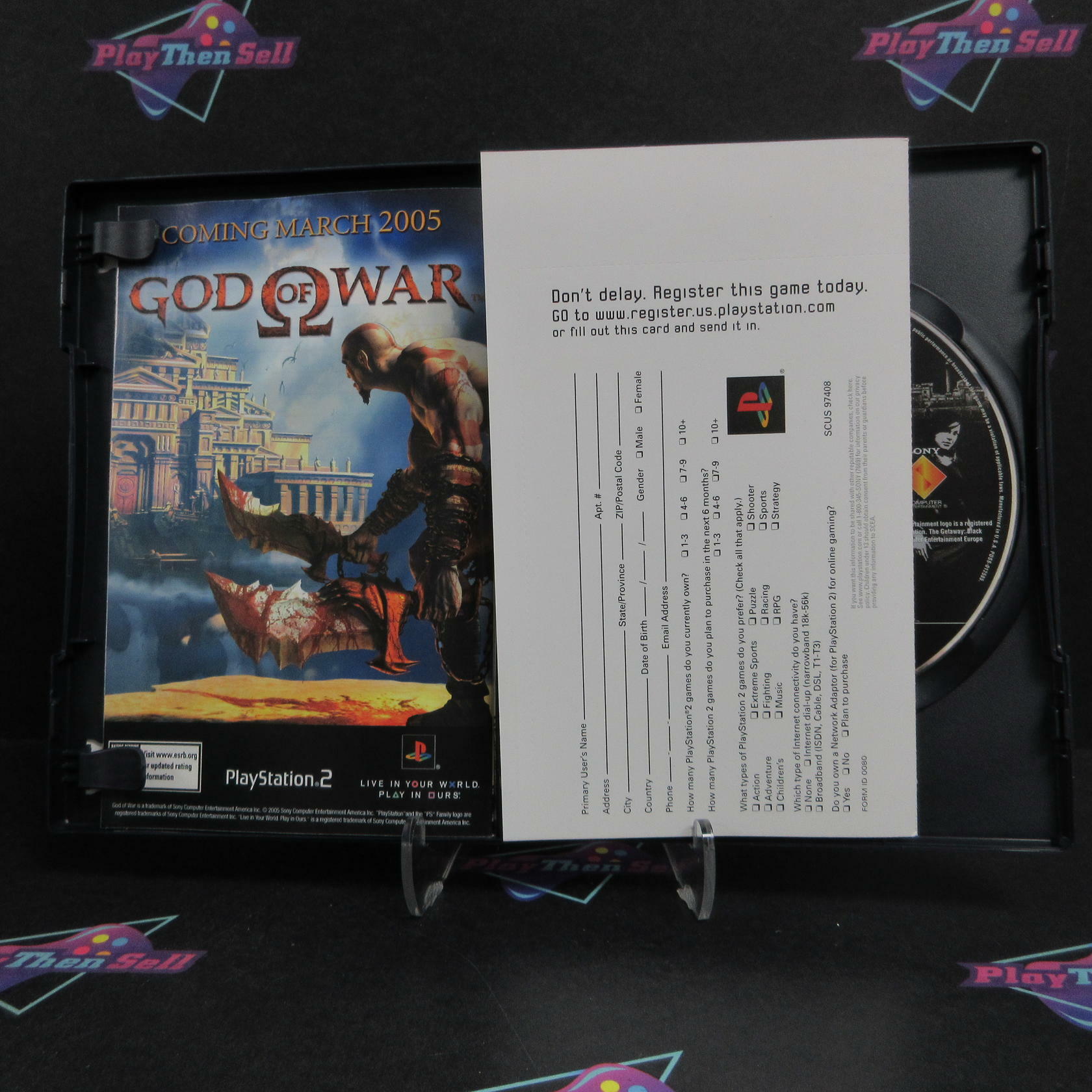 The Getaway Black Monday PS2 PlayStation 2 + Reg Card Complete - Excellent