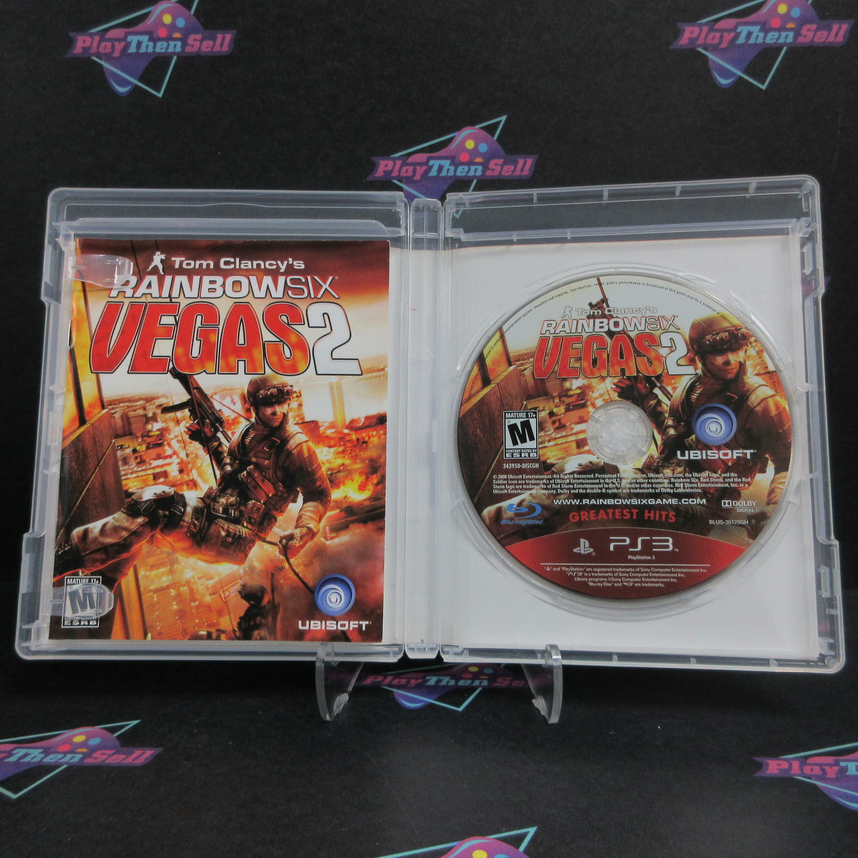 Tom Clancy's Rainbow Six Vegas 2 PS3 PlayStation 3 GH Complete - Excellent