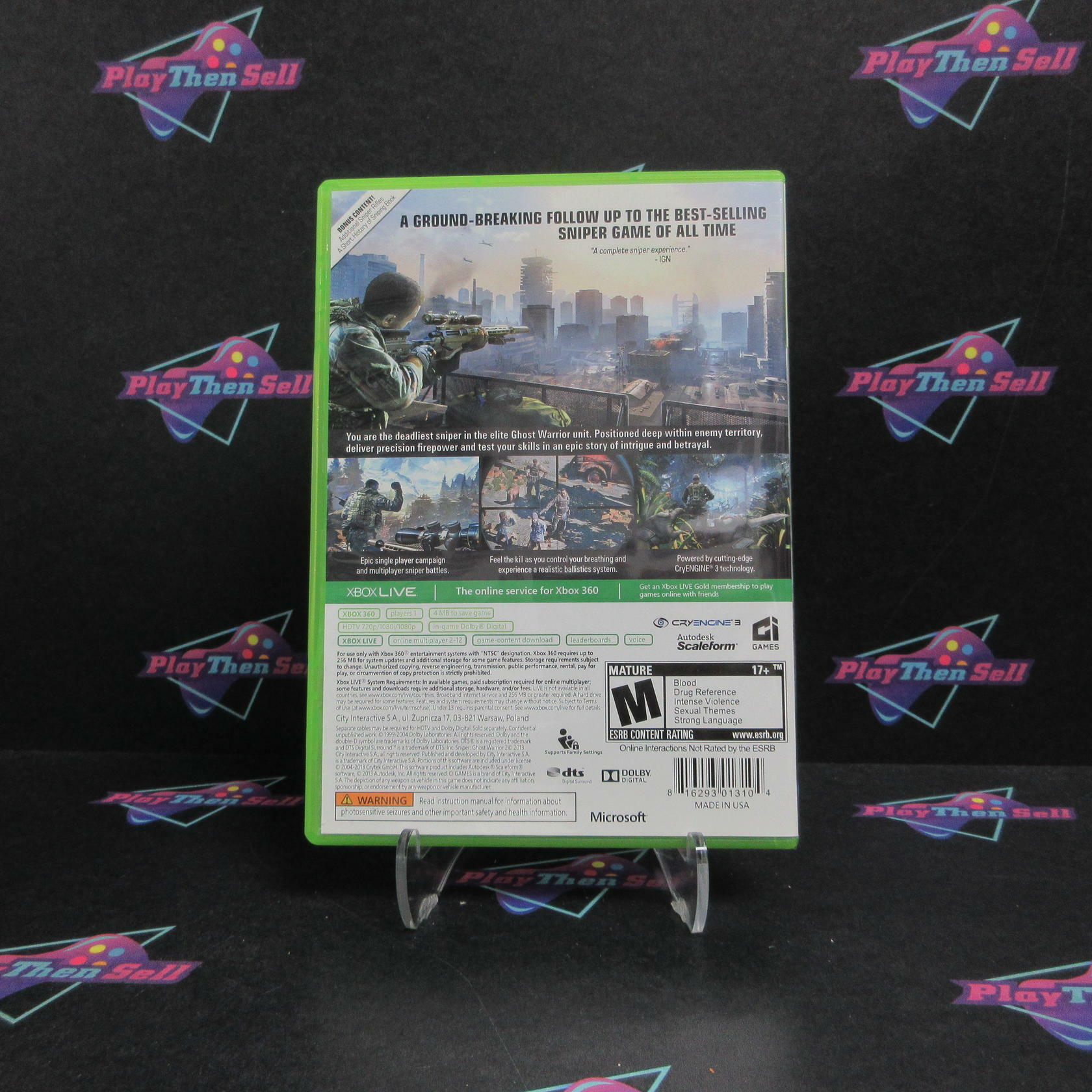 Sniper Ghost Warrior 2 Limited Edition Xbox 360 Complete - Excellent