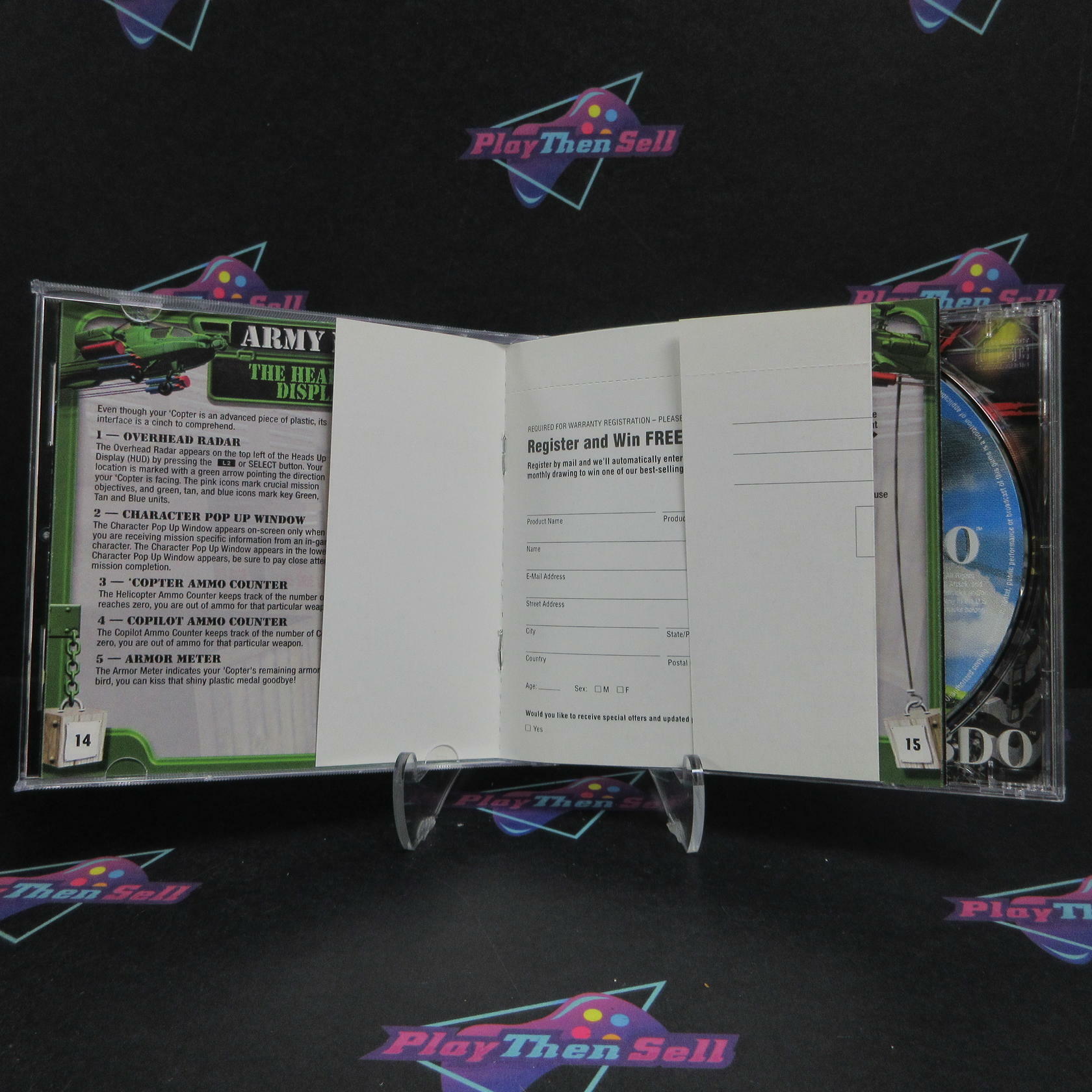 Army Men Air Attack 2 PS1 PlayStation 1 + Reg Card Complete - Excellent