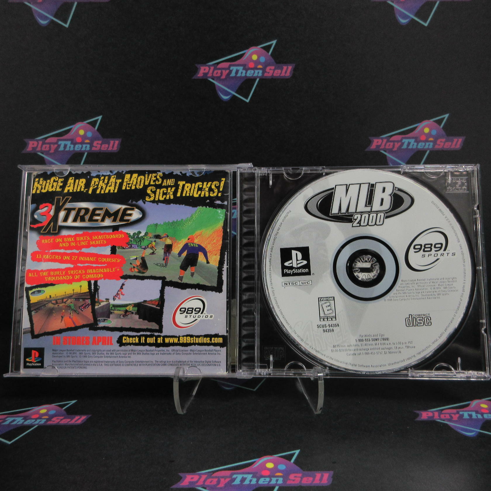 MLB 2000 PS1 PlayStation 1 + Reg Card Complete - Excellent
