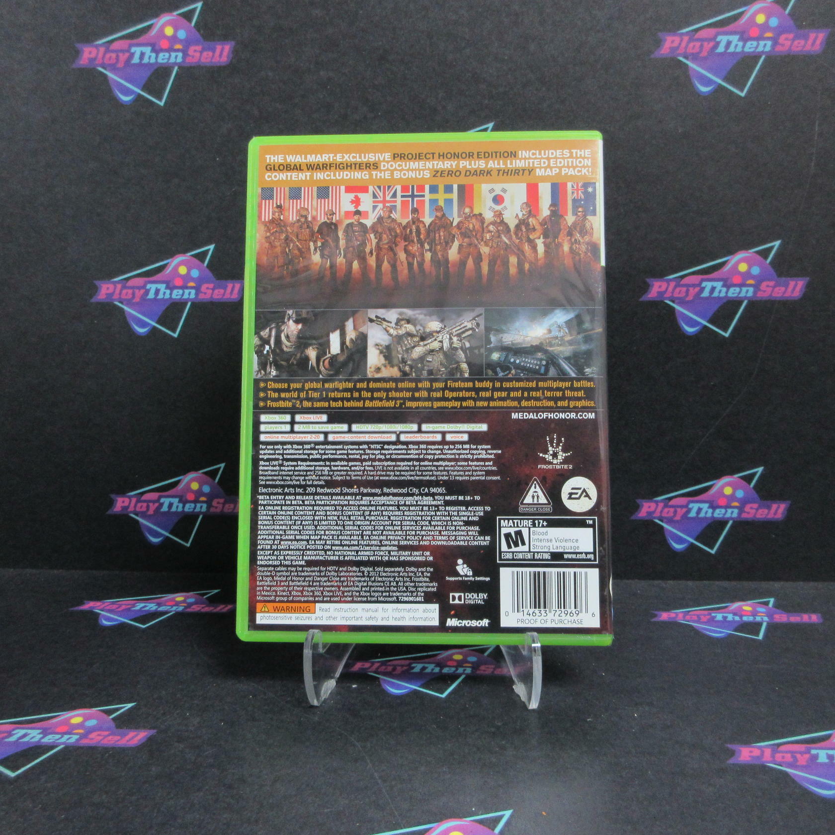 Medal of Honor Warfighter Project Honor Edition Xbox 360 Complete - Excellent