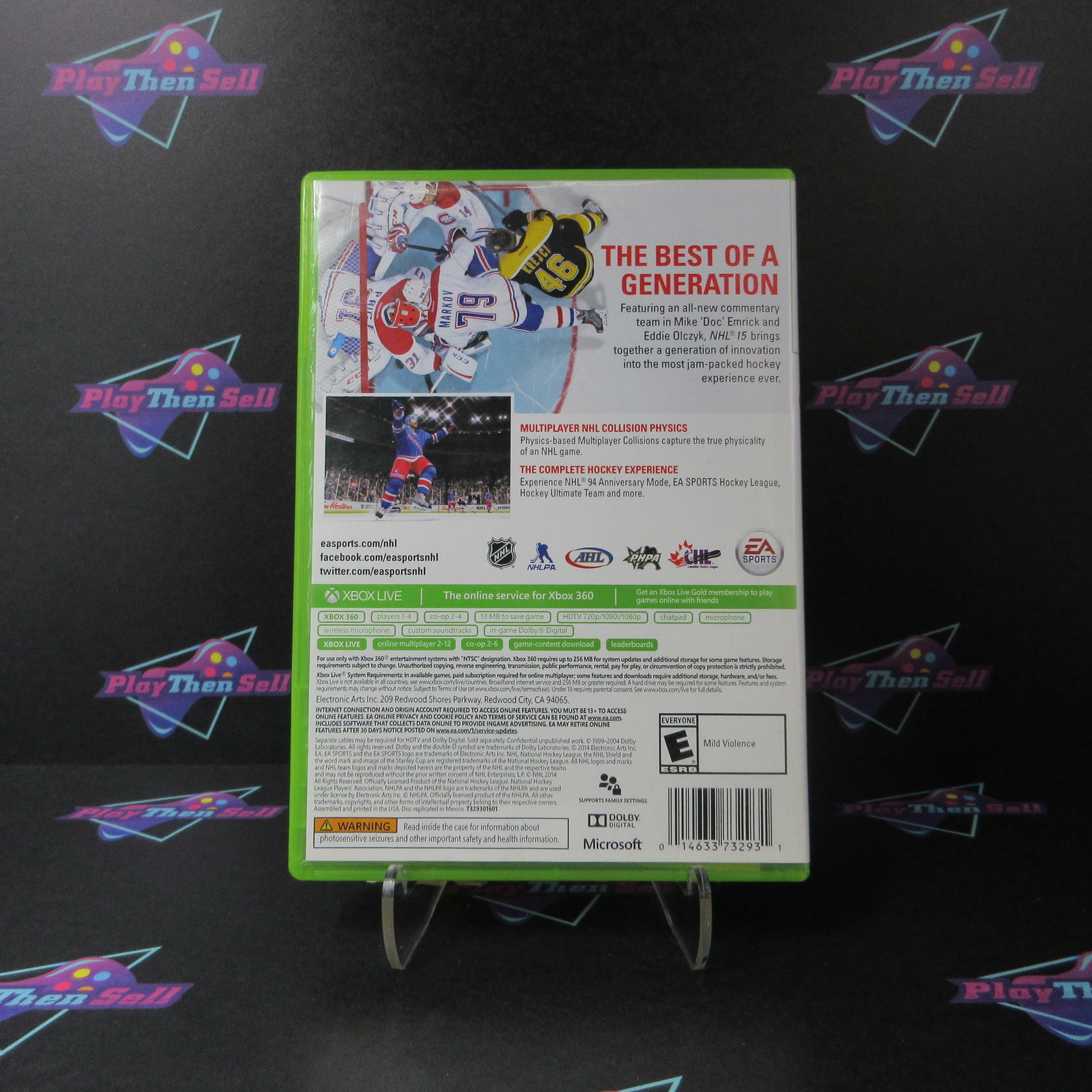 NHL 15 Xbox 360 Complete - Excellent