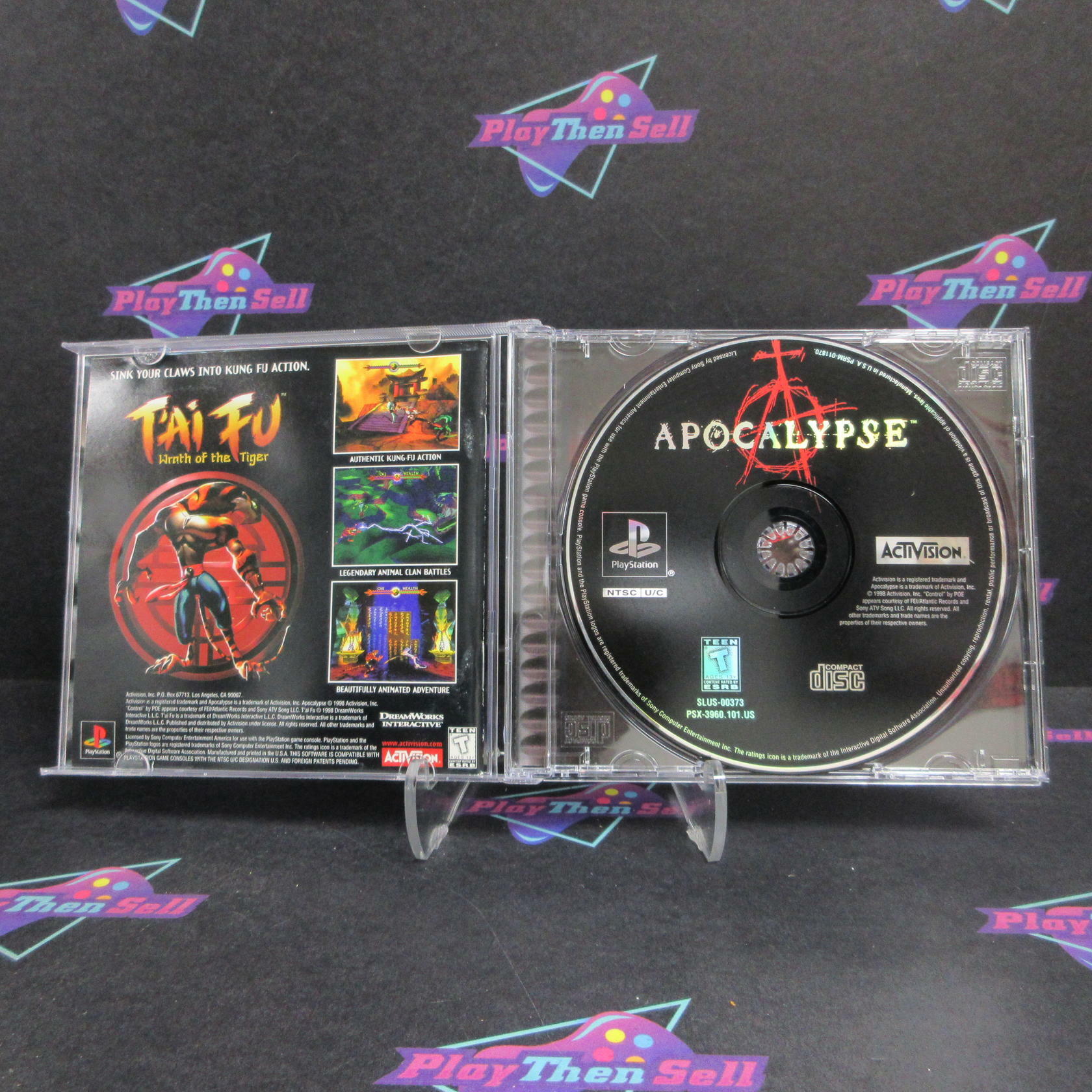 Apocalypse PS1 PlayStation 1 + Reg Card Complete - Excellent