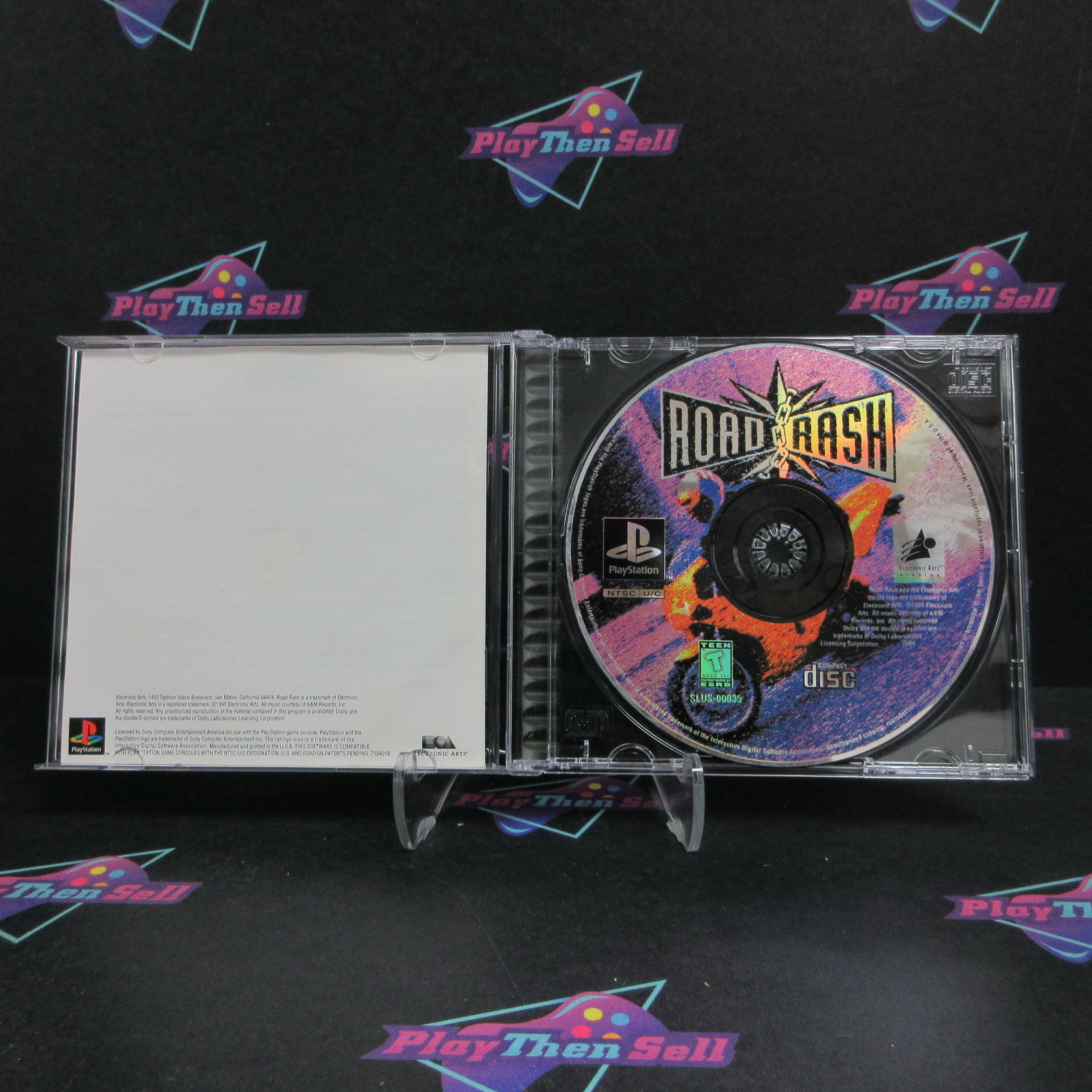 Road Rash PS1 PlayStation 1 Complete - Excellent