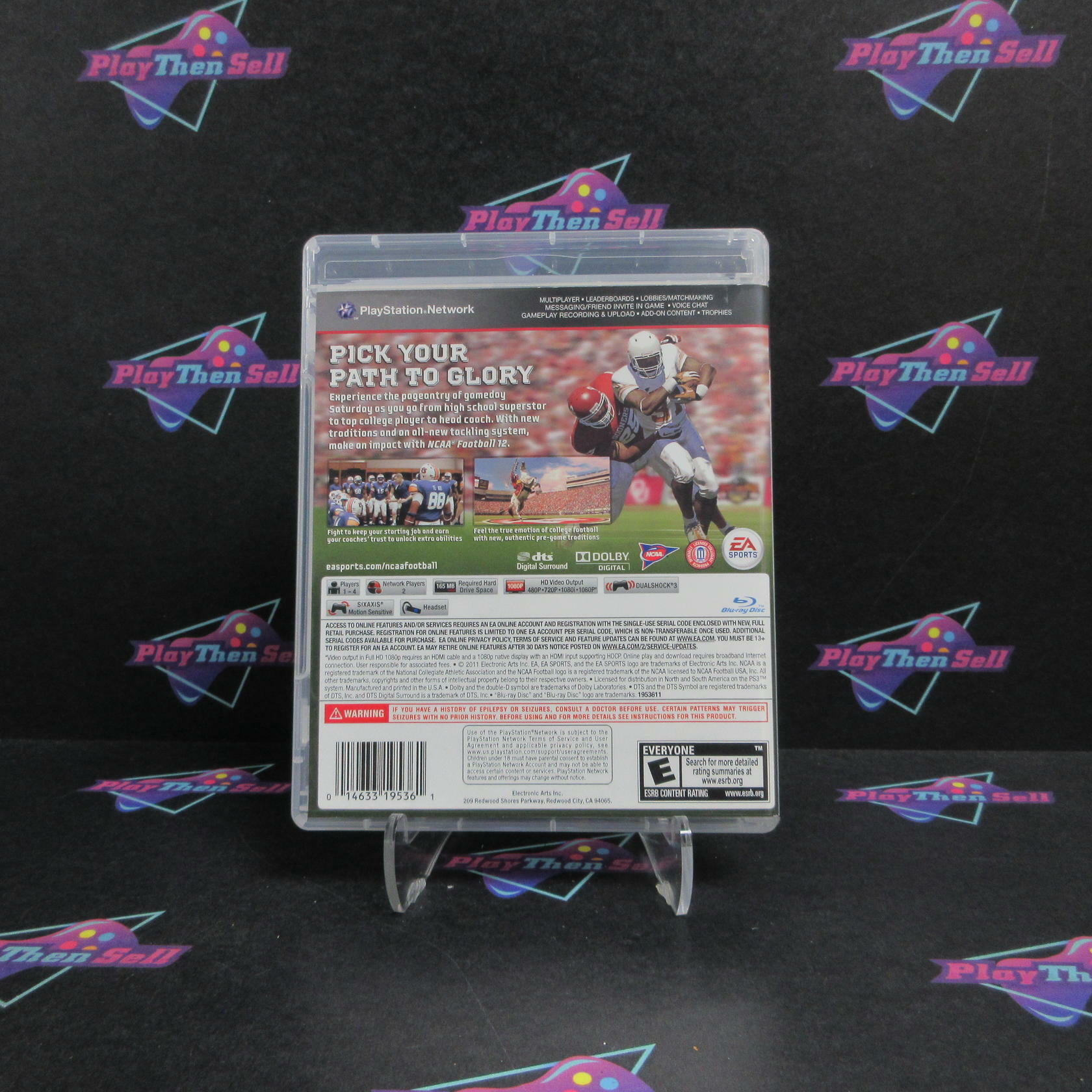 NCAA Football 12 PS3 PlayStation 3 Complete - Refurbished