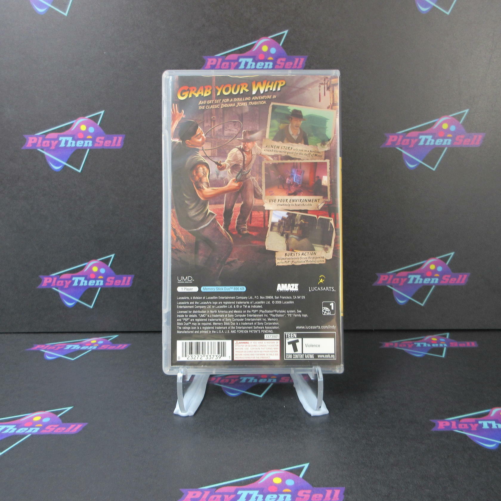 Indiana Jones and the Staff of Kings Sony PSP Complete - Refurbished