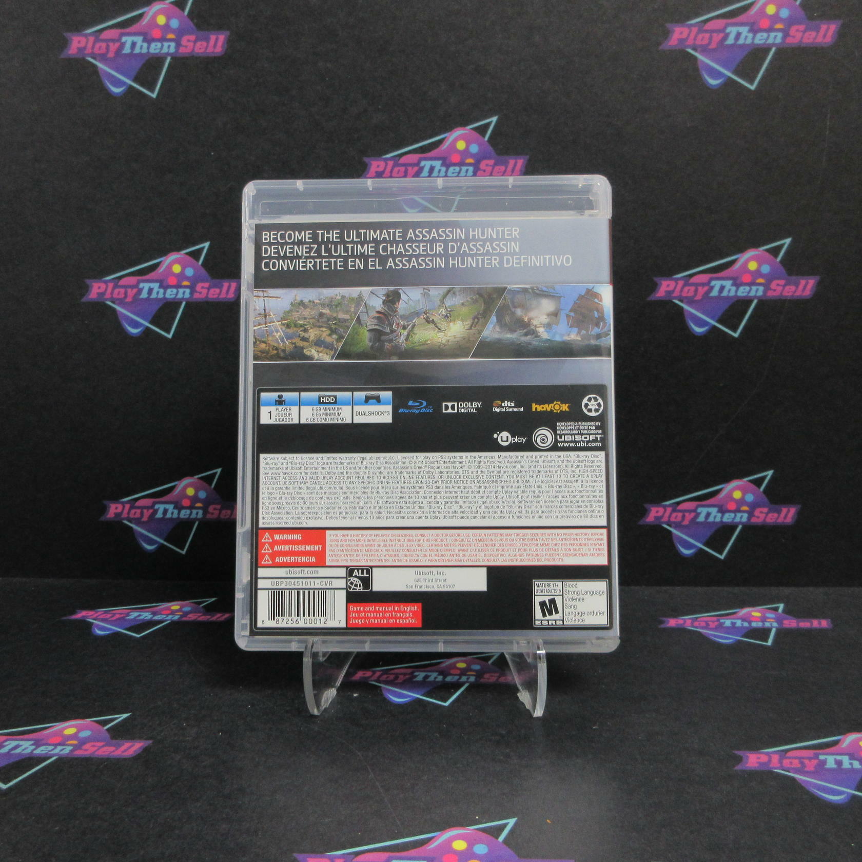 Assassin's Creed Rogue PS3 PlayStation 3 GH Complete - Refurbished