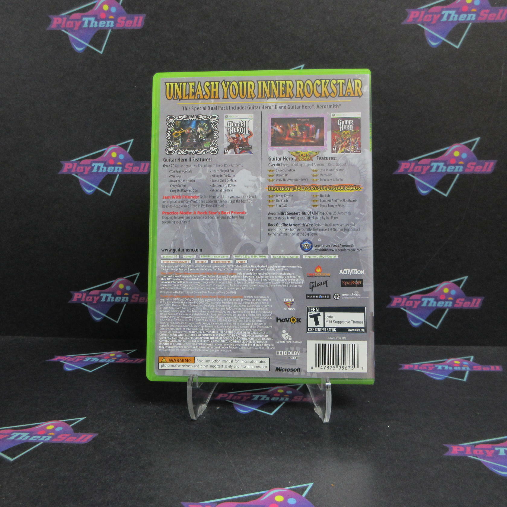 Guitar Hero II & Aerosmith Dual Pack Xbox 360 Complete - Refurbished