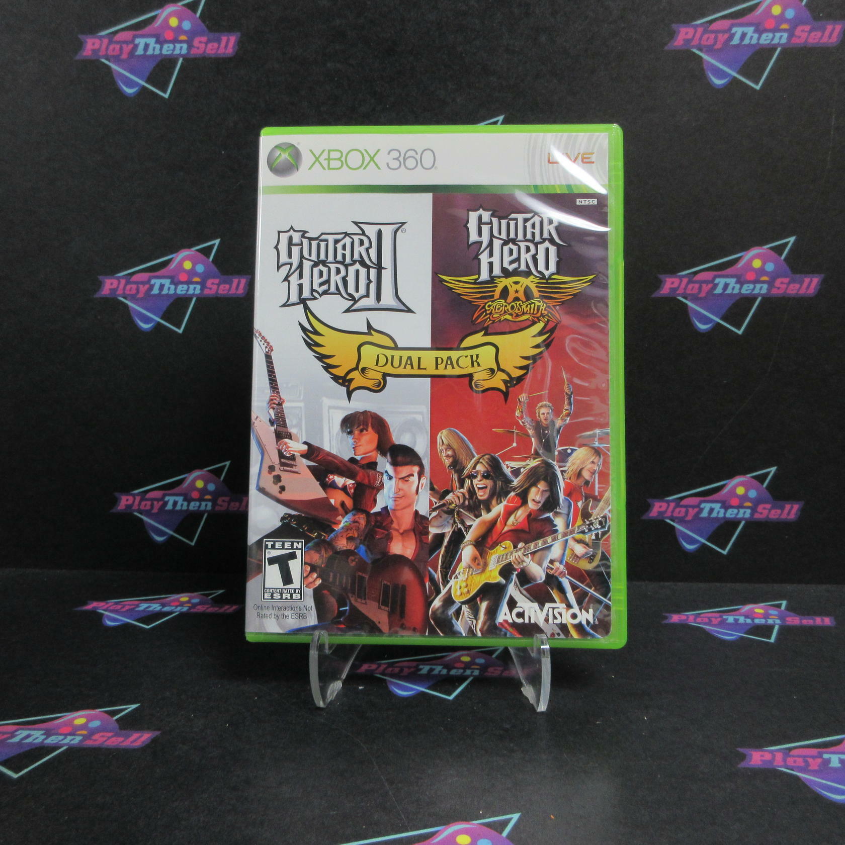 Guitar Hero II & Aerosmith Dual Pack Xbox 360 Complete - Refurbished