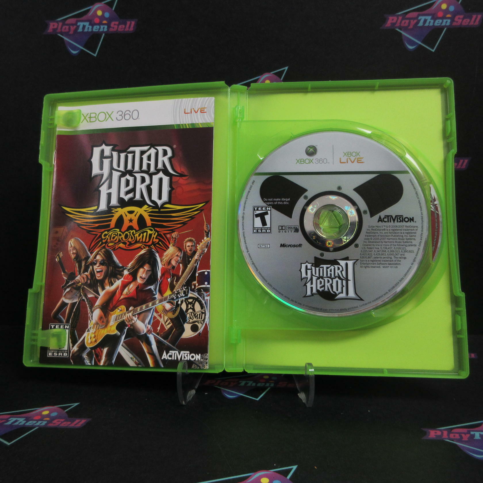Guitar Hero II & Aerosmith Dual Pack Xbox 360 Complete - Refurbished