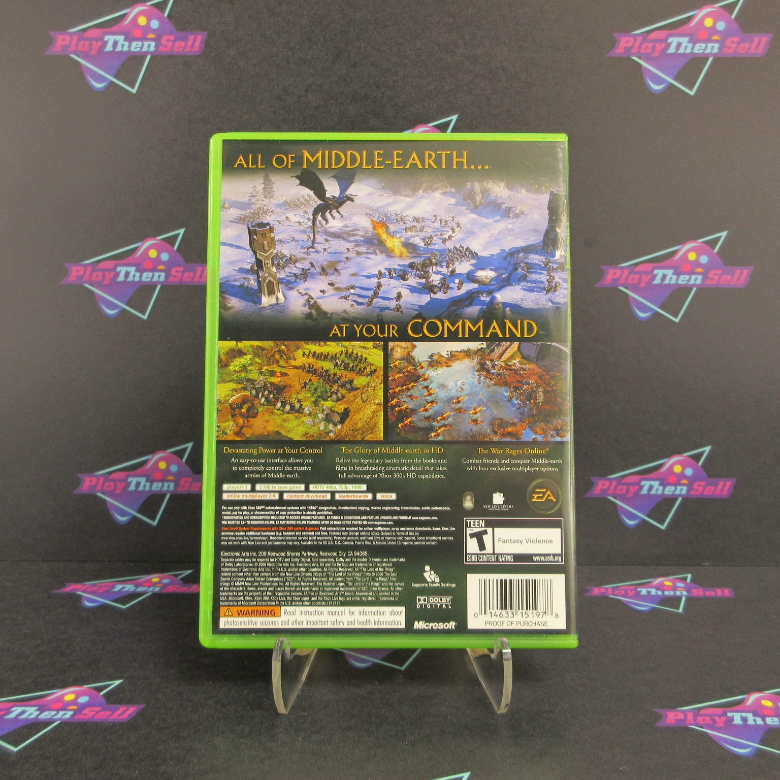 The Lord of the Rings The Battle for Middle-Earth II Xbox 360 CIB - Refurbished