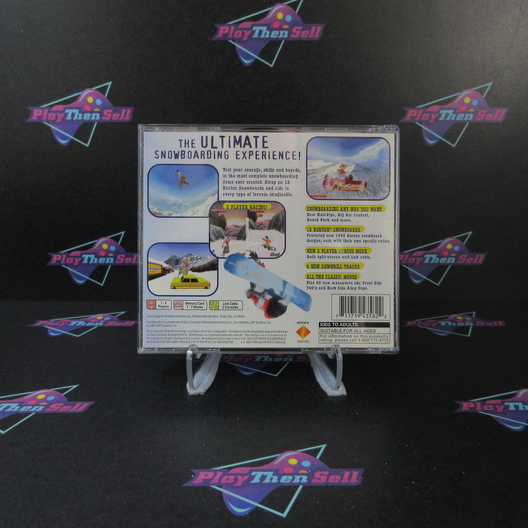 Cool Boarders 2 PS1 PlayStation 1 MD Complete CIB - Very Good
