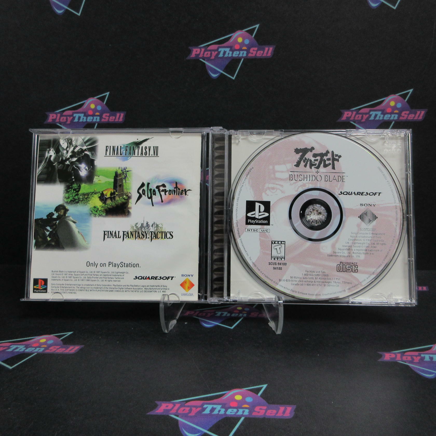 Bushido Blade PS1 PlayStation 1 MD Complete CIB - Very Good