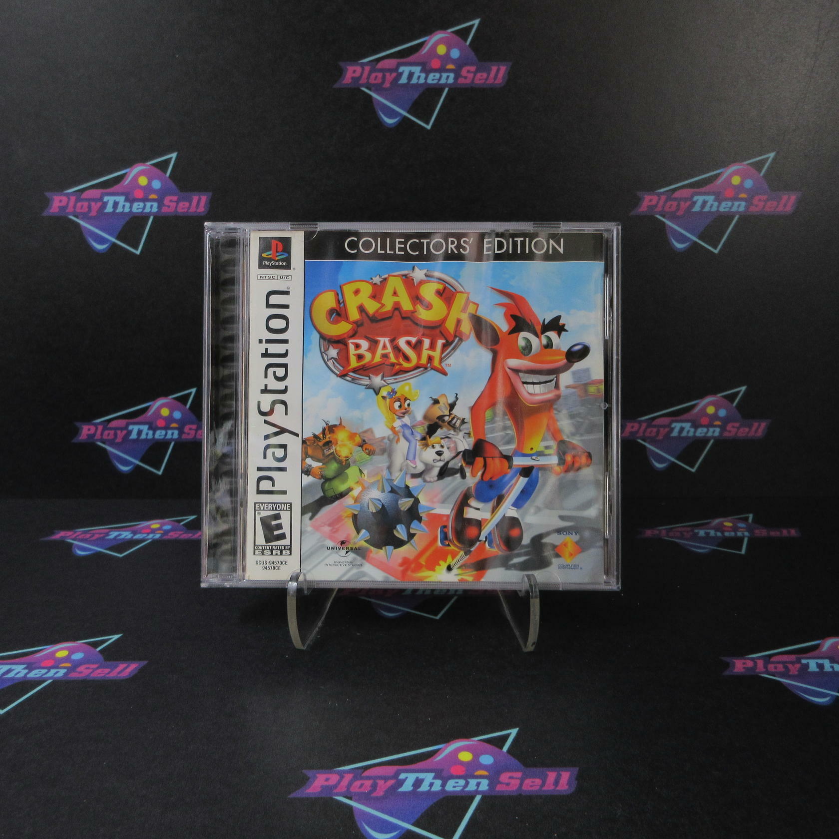 Crash Bash Collector's Edition PS1 PlayStation 1 MD Complete CIB - Very Good