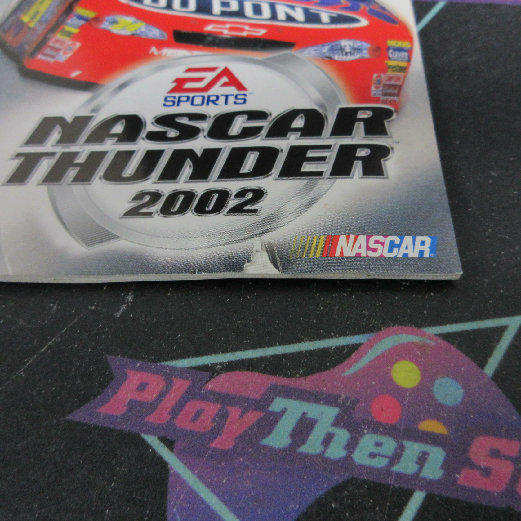 NASCAR Thunder 2002 PS1 PlayStation 1 MD + Reg Card Complete CIB - Very Good
