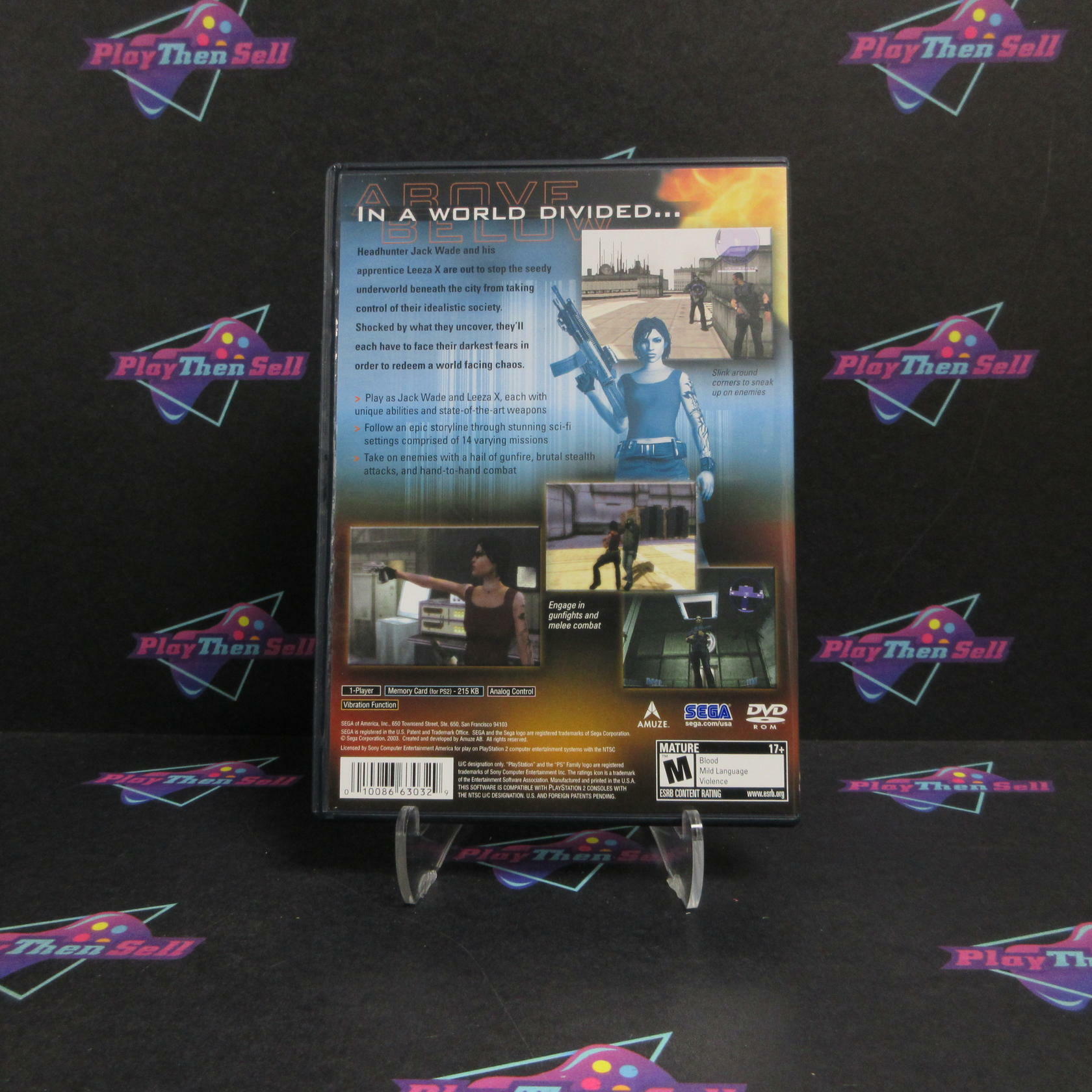 Head Hunter Redemption PS2 PlayStation 2 MD + Reg Card Complete CIB - Very Good