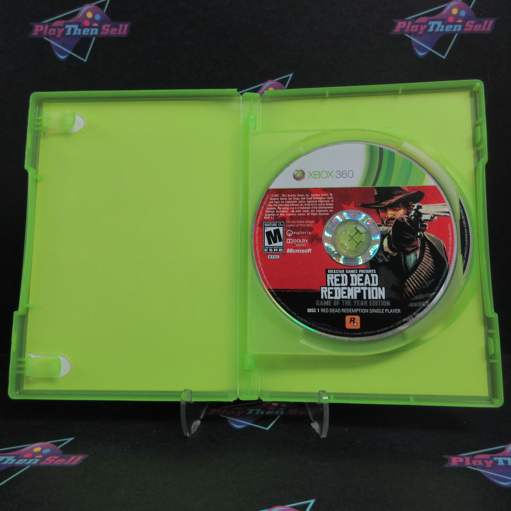 Red Dead Redemption GOTY Xbox 360 + Map - Very Good