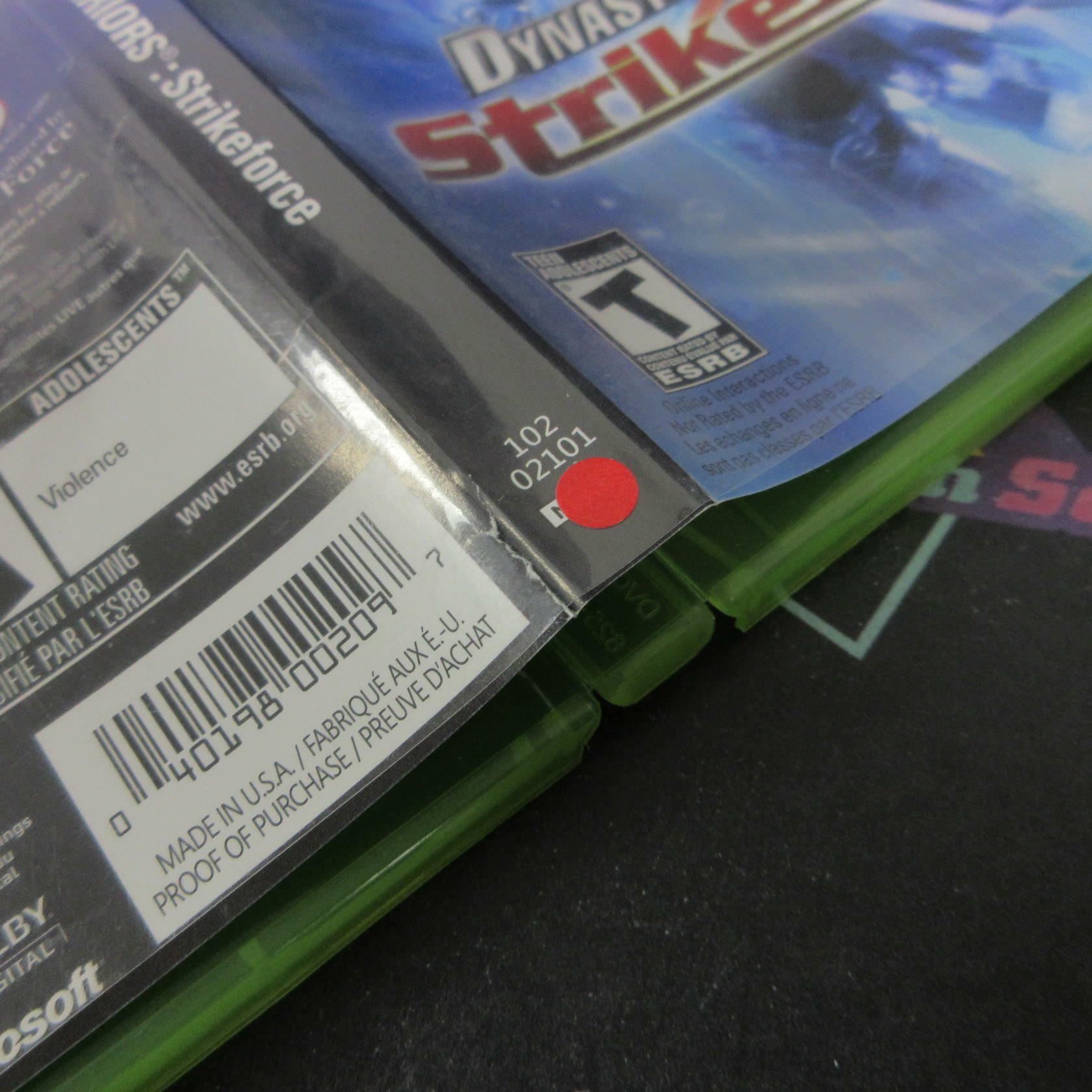 Dynasty Warriors Strikeforce Xbox 360 AD Complete CIB - Very Good