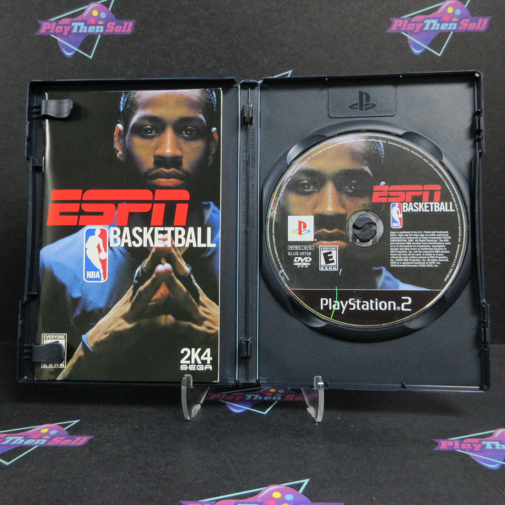 ESPN NBA Basketball PS2 PlayStation 2 DD Complete CIB - Very Good