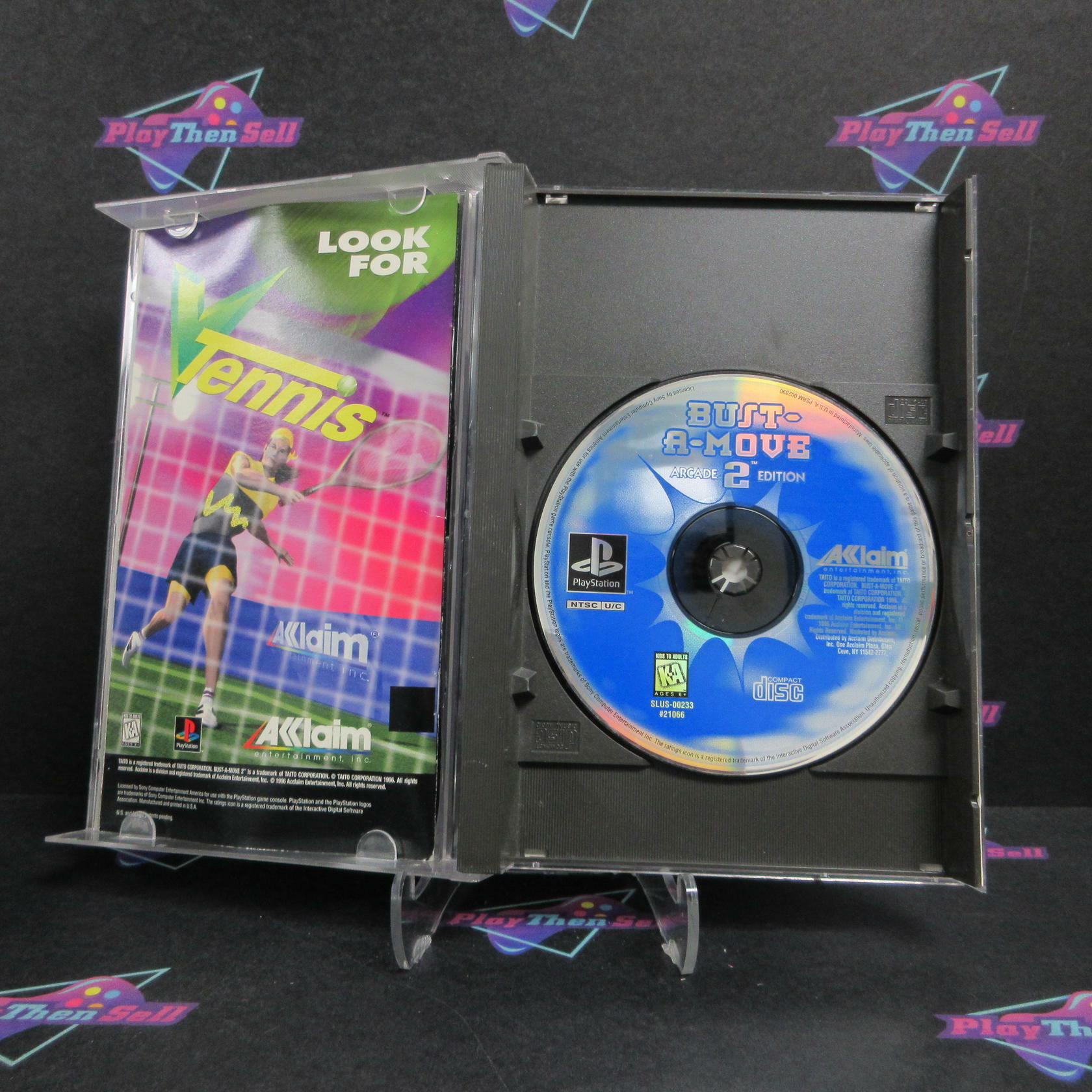 Bust-a-Move 2 Long Box PS1 PlayStation 1 CS + Reg Card Complete CIB - Very Good