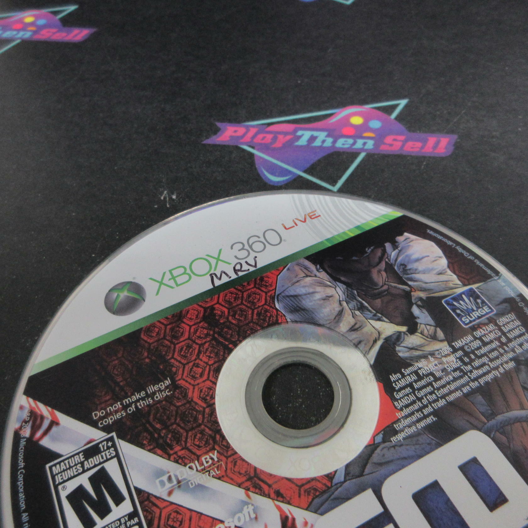 Afro Samurai Xbox 360 AD/DD/NM - Very Good